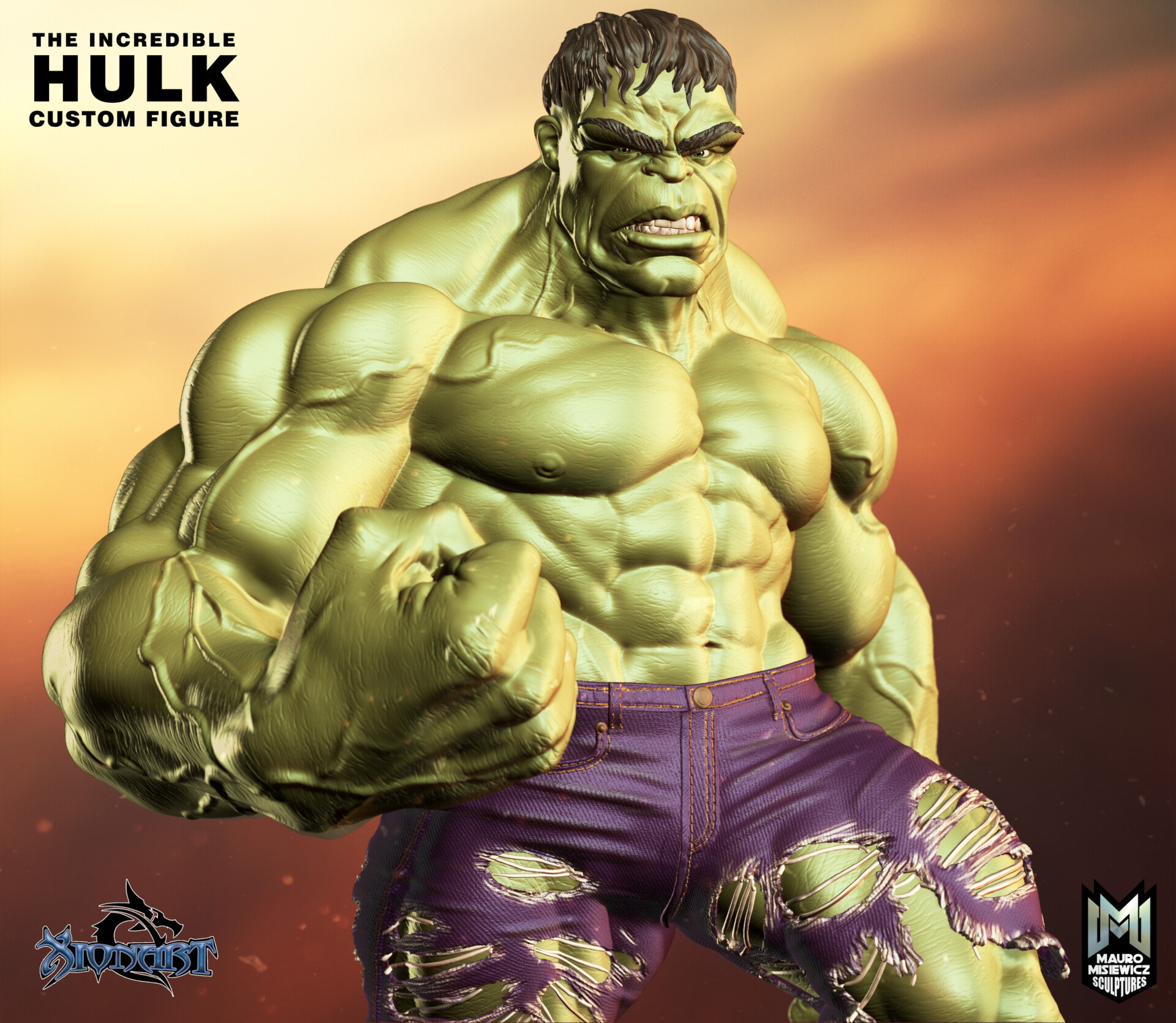 hulk custom figure