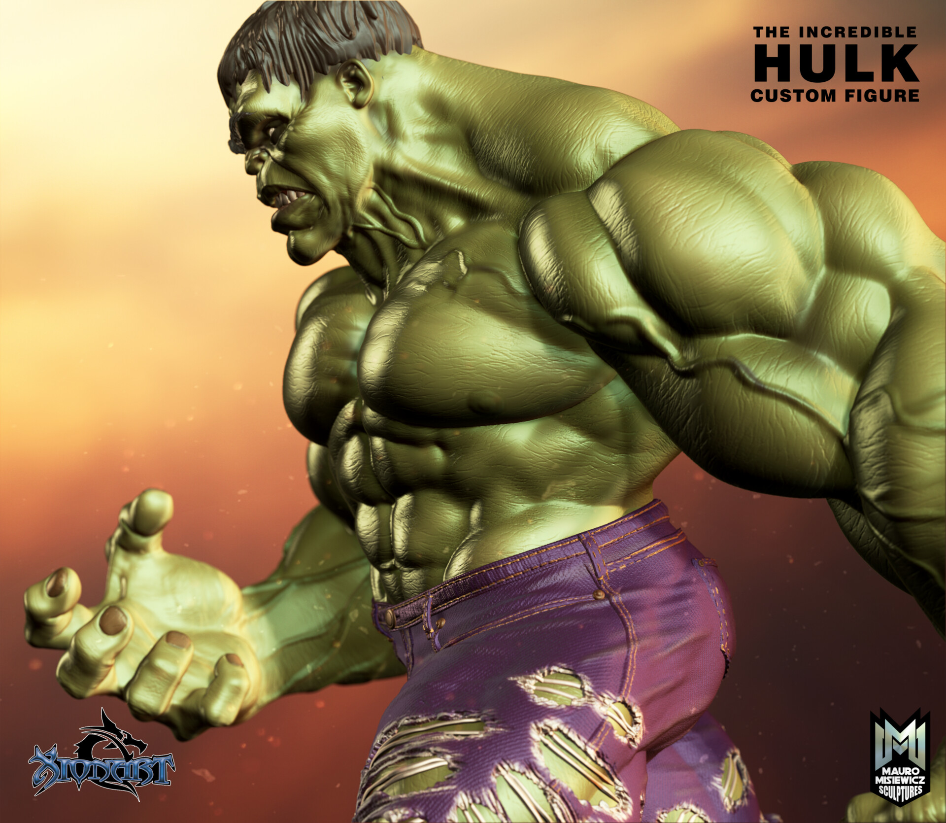 hulk custom figure