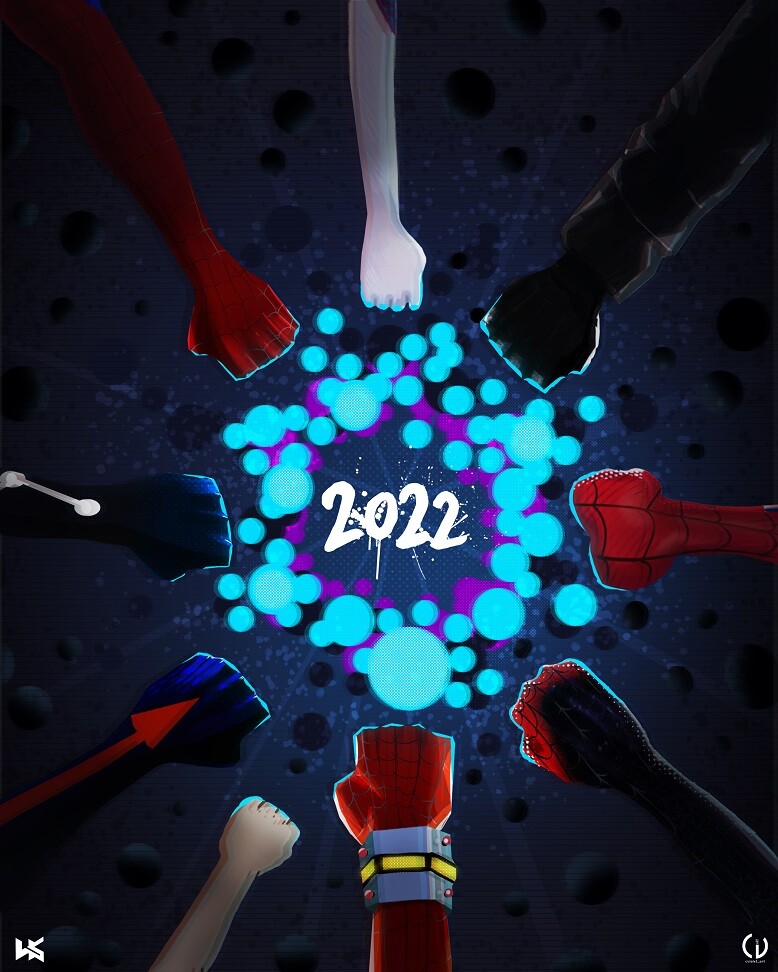 Artstation Spiderman Into The Spider Verse 2 Assemble Poster