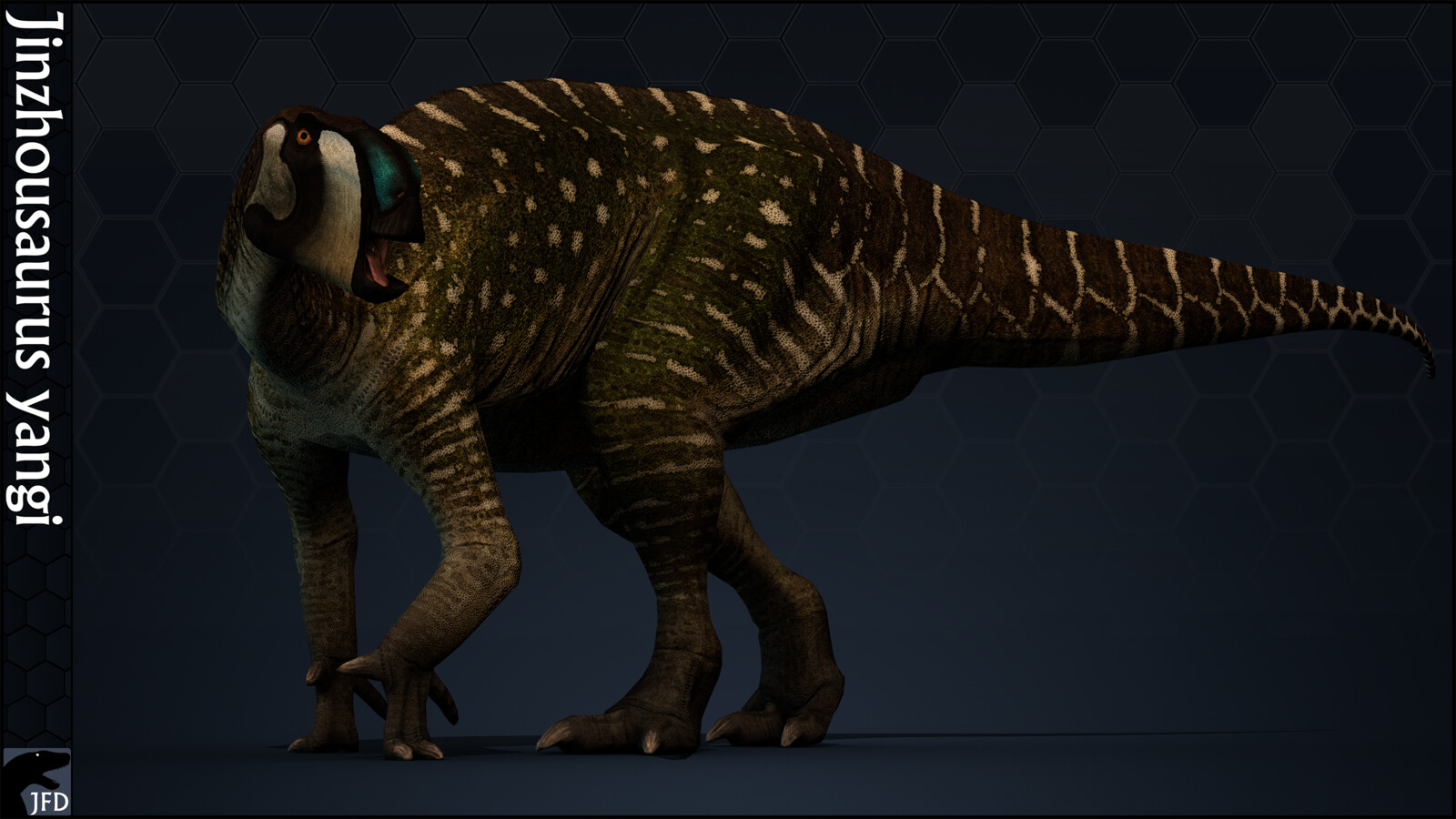 Jinzhousaurus yangi full body render.