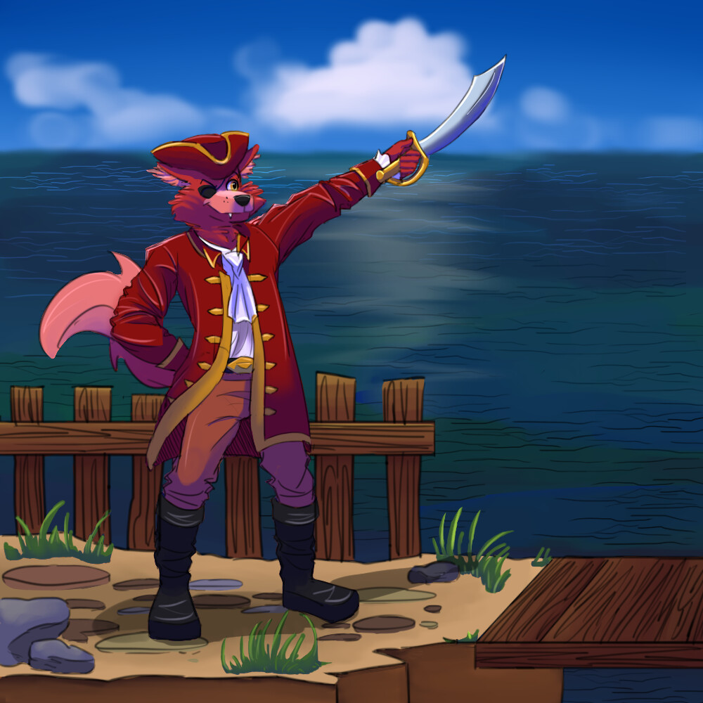 ArtStation - Foxy the Pirate