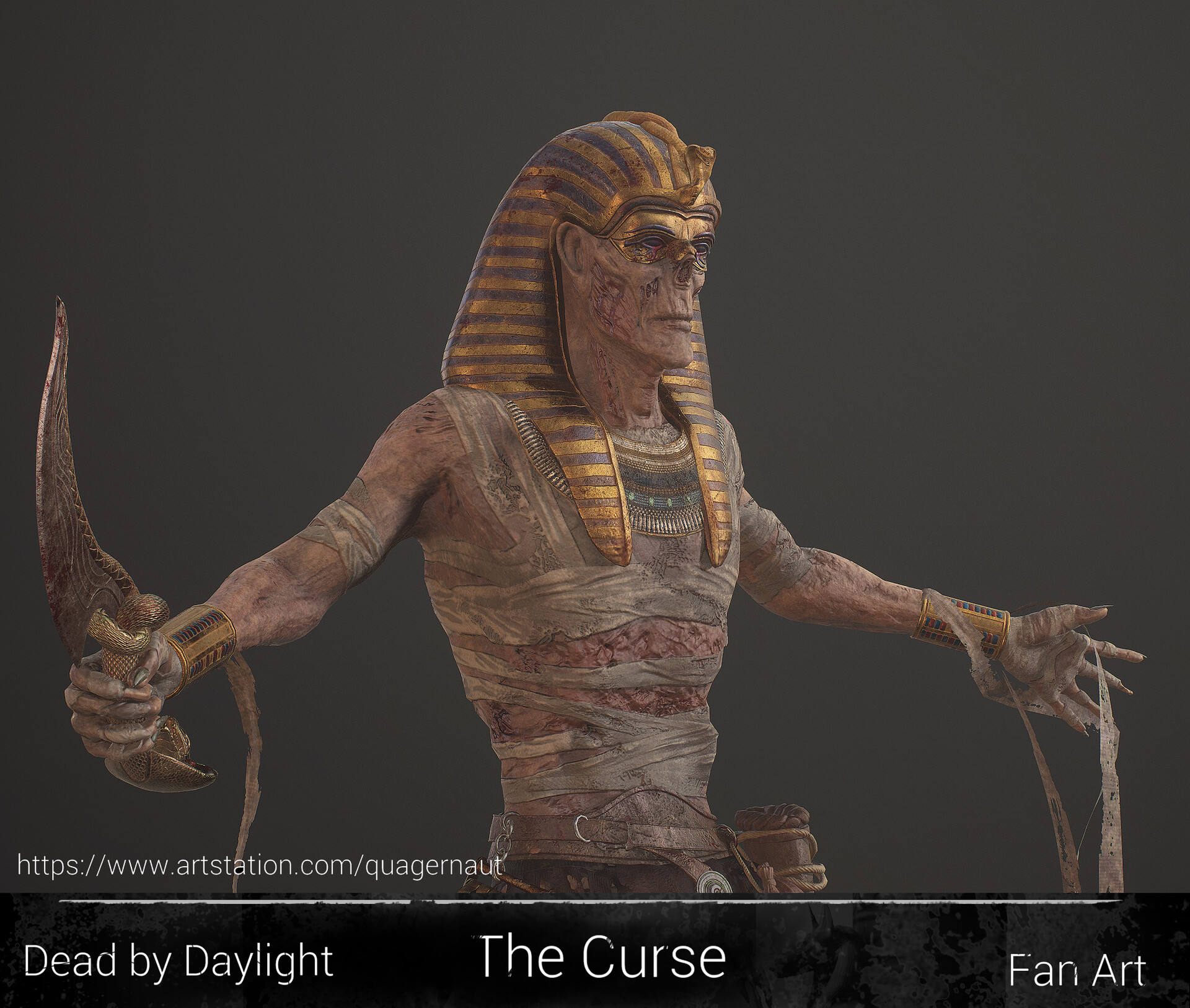 Artstation Dead By Daylight The Curse Killer Fanart Quaid Nash