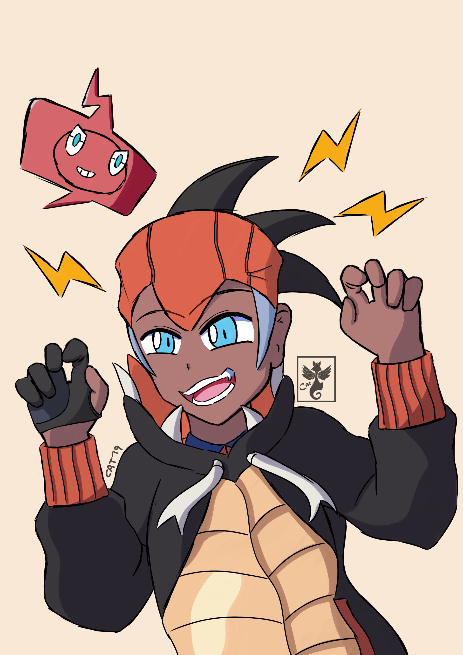 Artstation Fanart Pokemon Sword Shield Characters Cat Guillen Marin