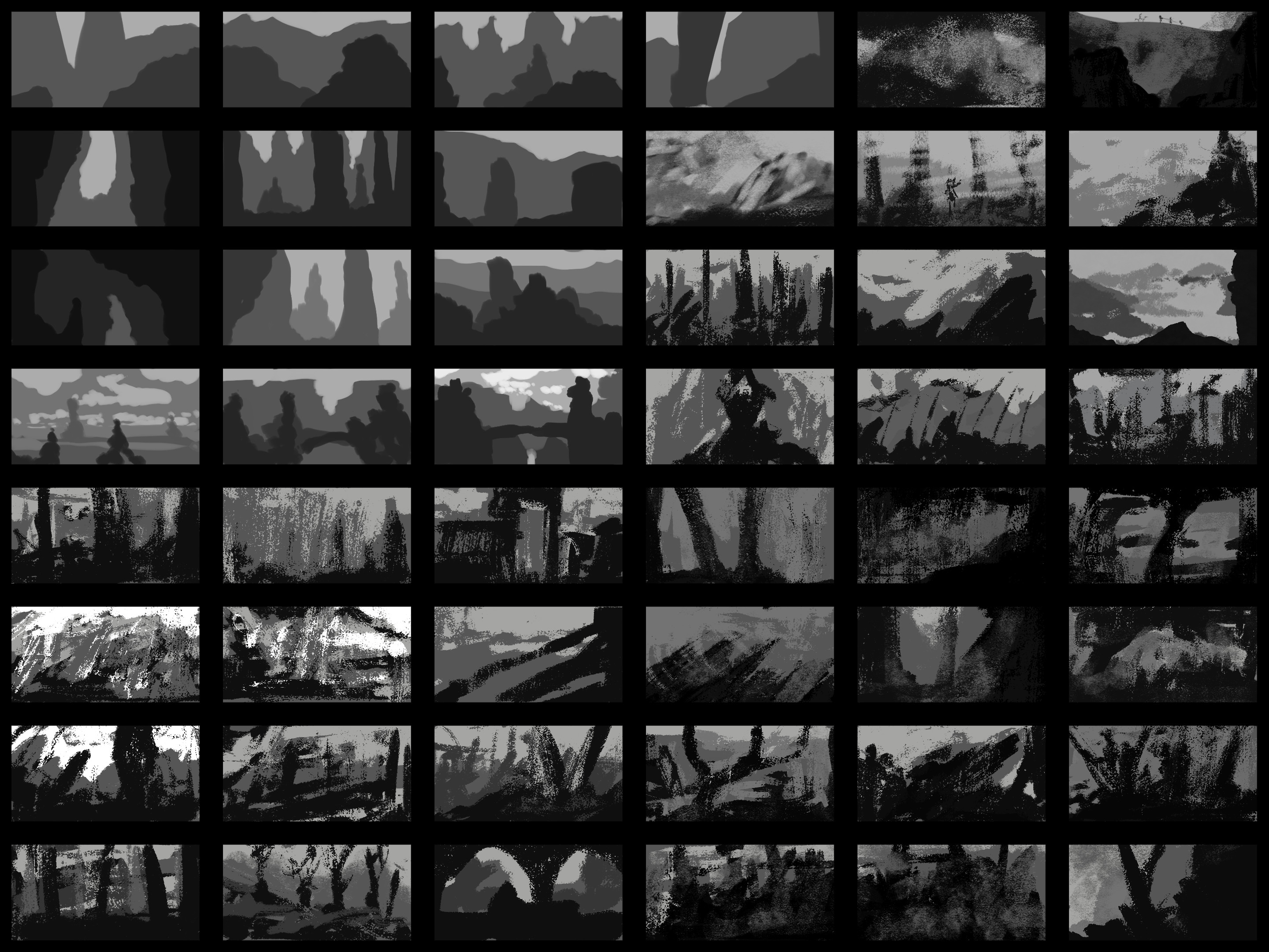 Marco Di Vita Portfolio Composition Thumbnails Digital Sketches 1
