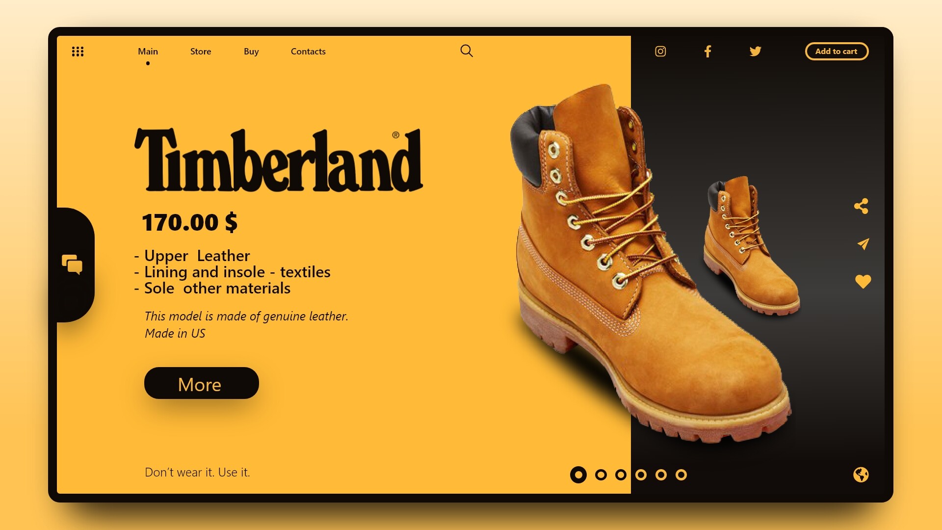 stick Pearly fashion Carter James - Timberland Store