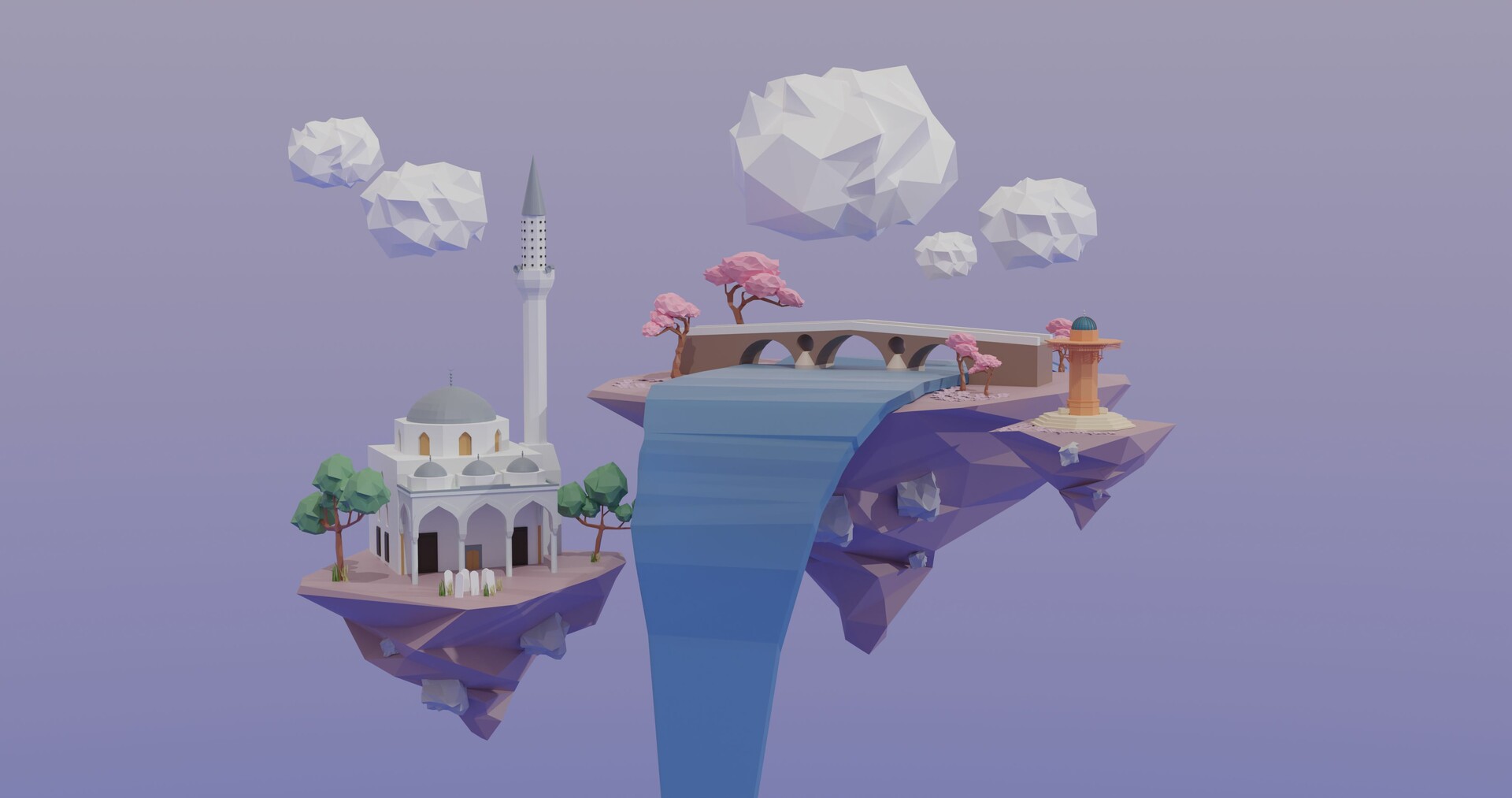 ArtStation - Some sights in Sarajevo, Bosnia