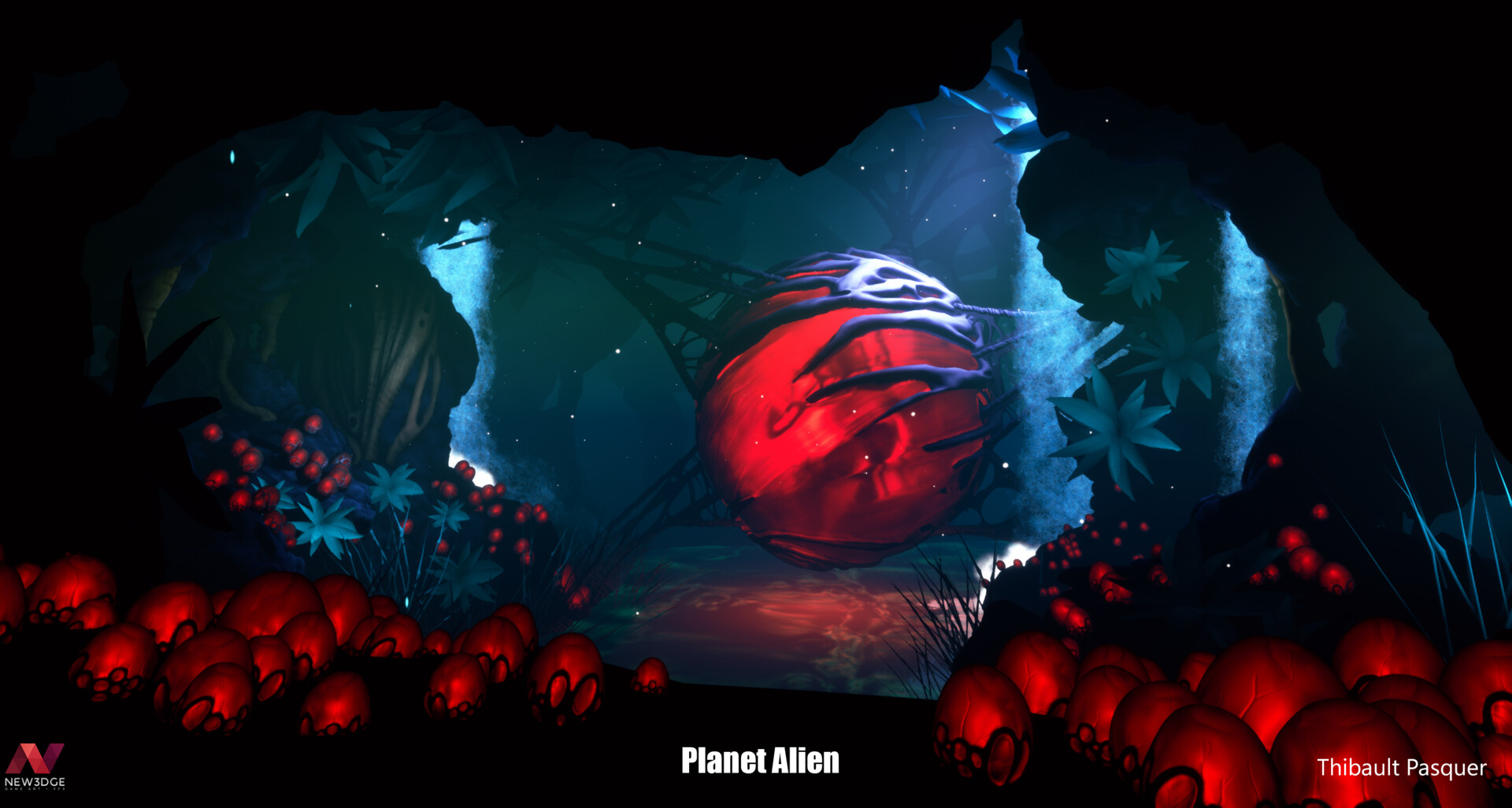 Artstation Concept Planet Alien The Egg Thibault Pasquer