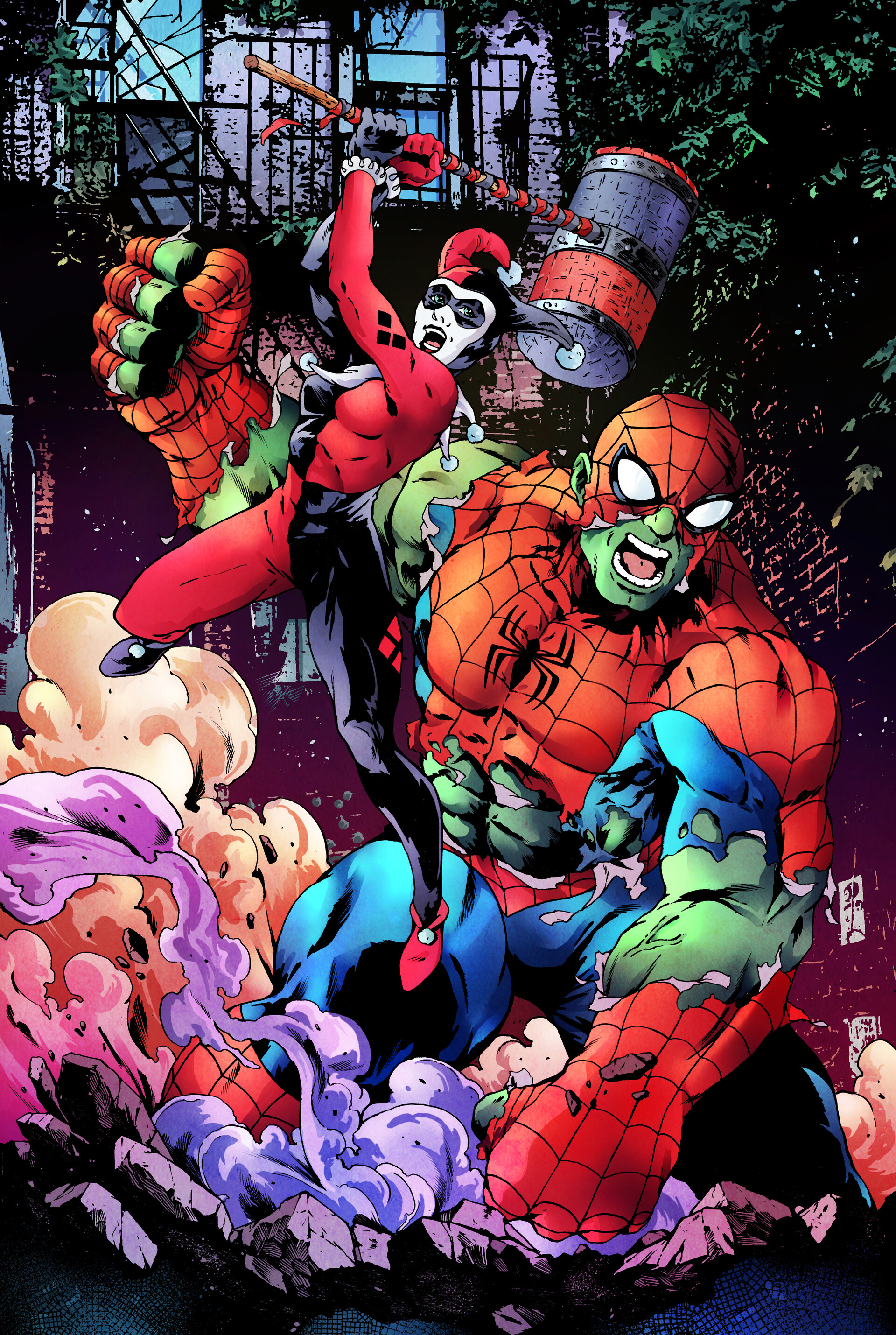 ArtStation - Harley and Spider-Hulk