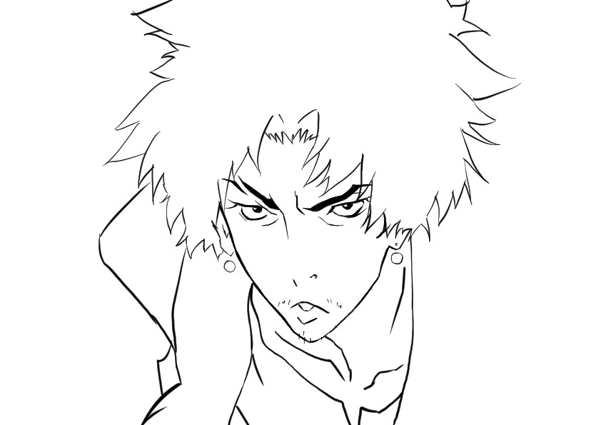 G T - Fan Art- Mugen "Samurai Champloo"
