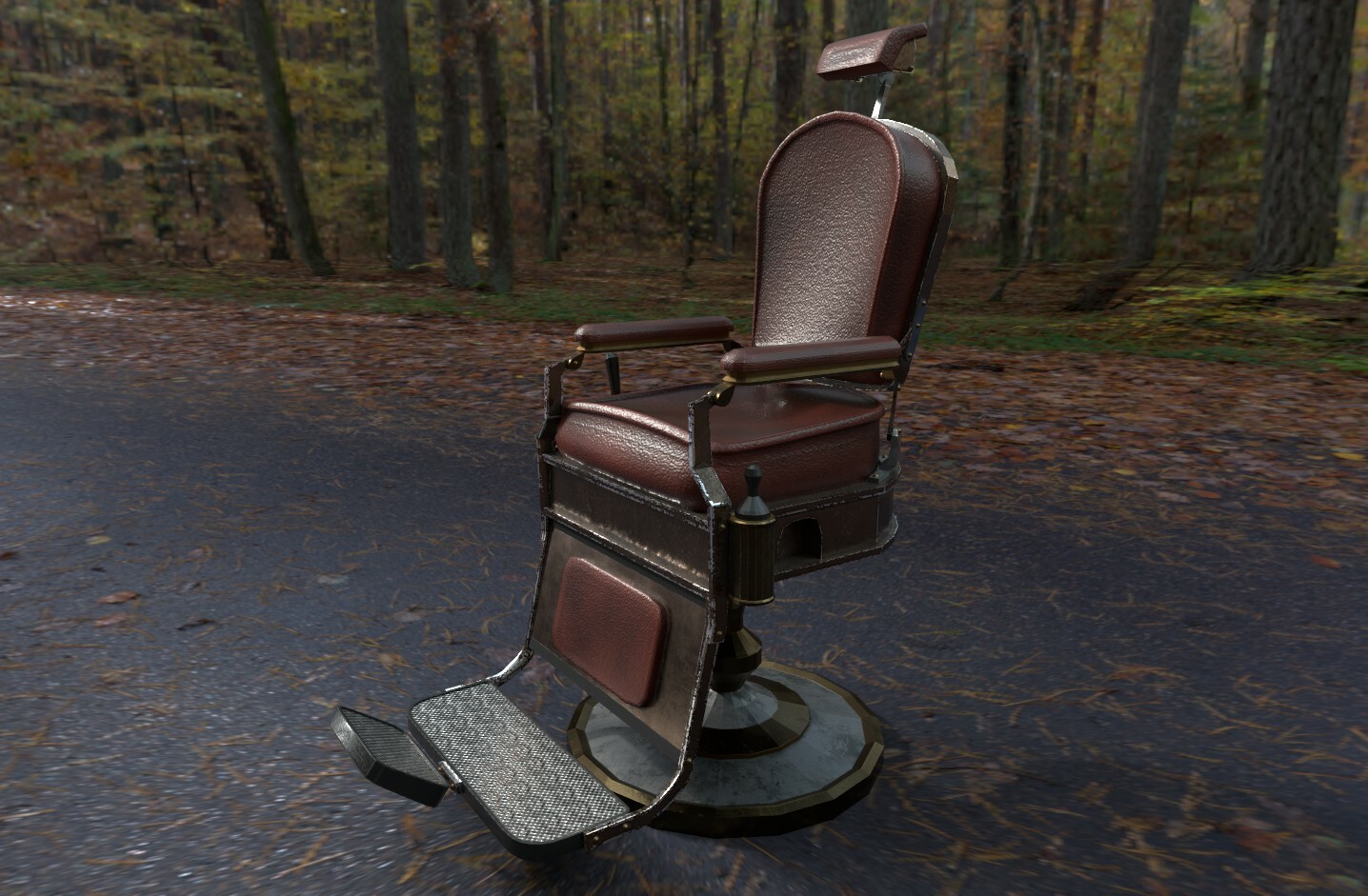 Victorian shop barber chair