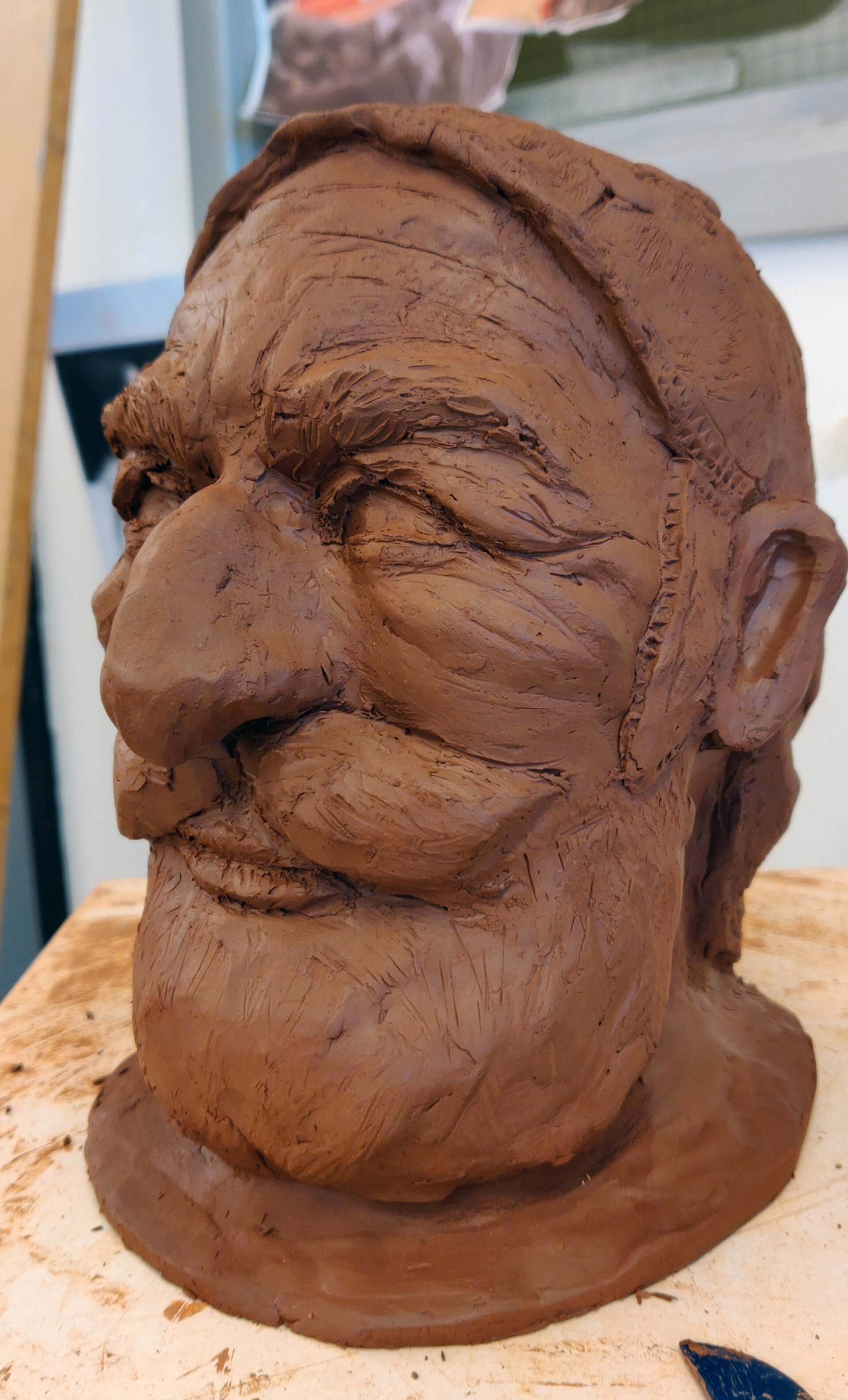 Nicola Griffiths - Sculpting Clay Heads
