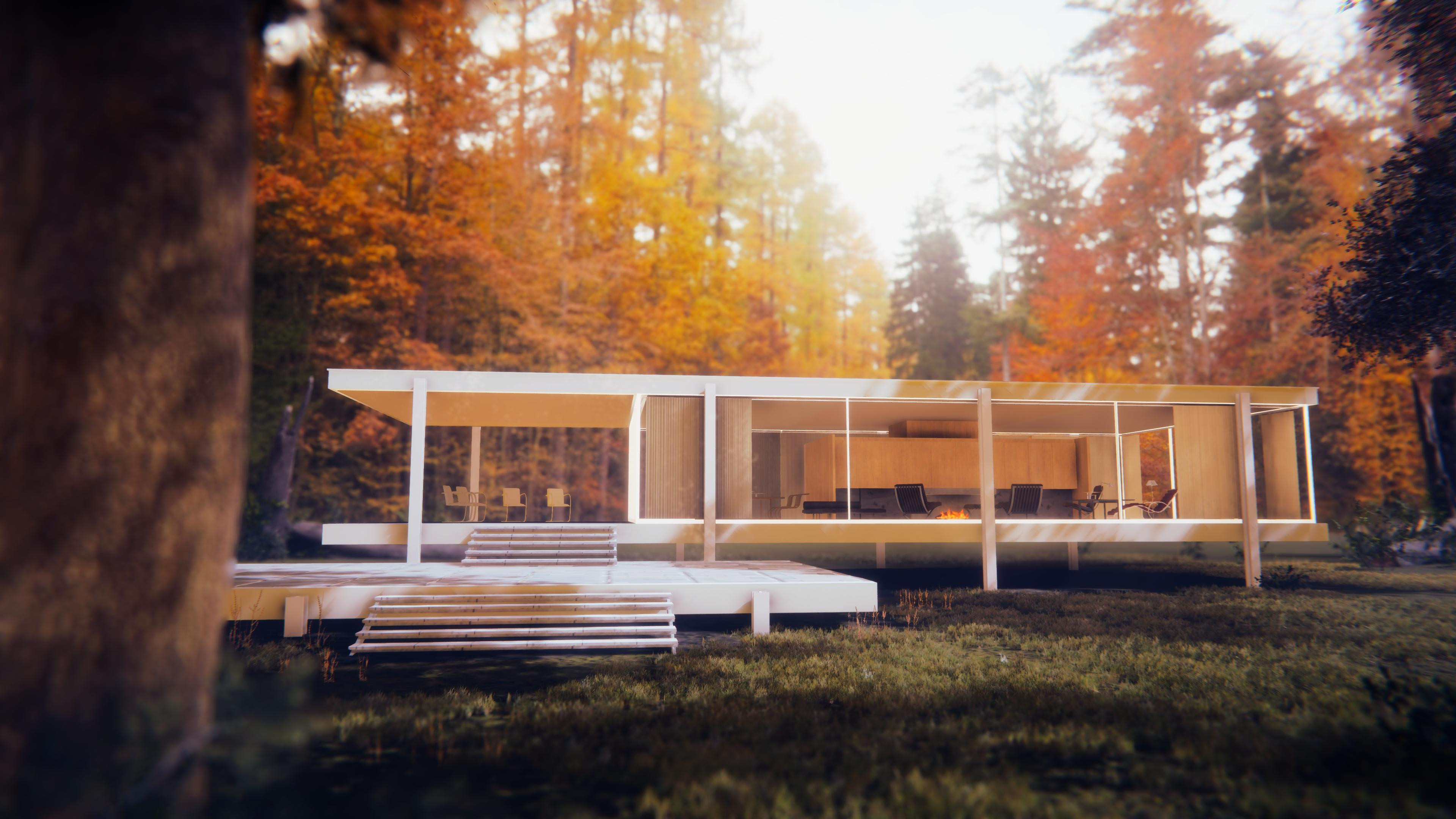 #32 Architectural Exterior (Farnsworth house)