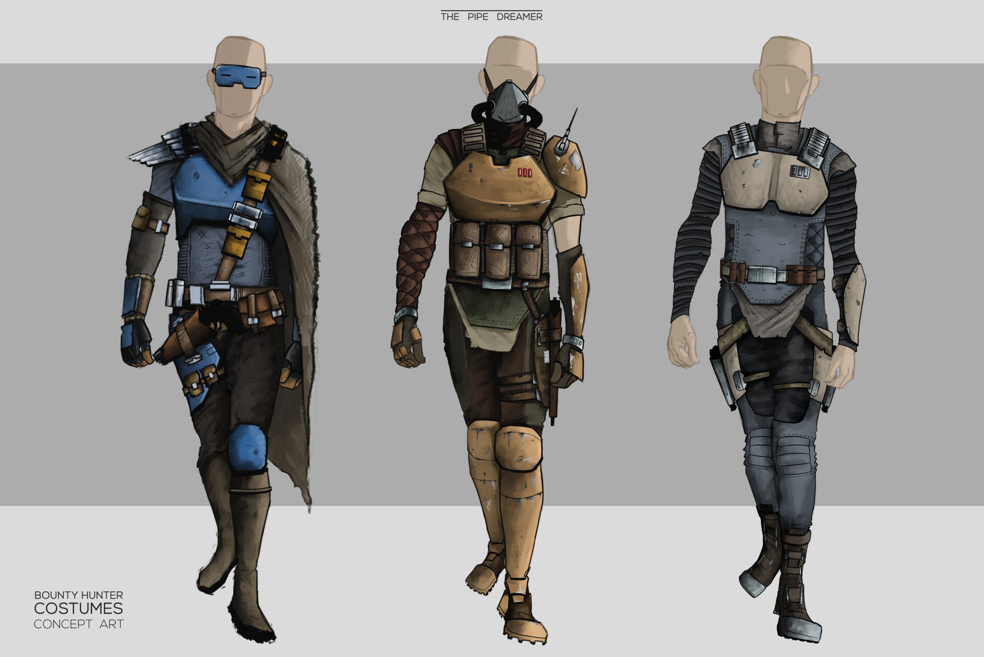 Jon Simpson - Bounty Hunter Costume Concepts