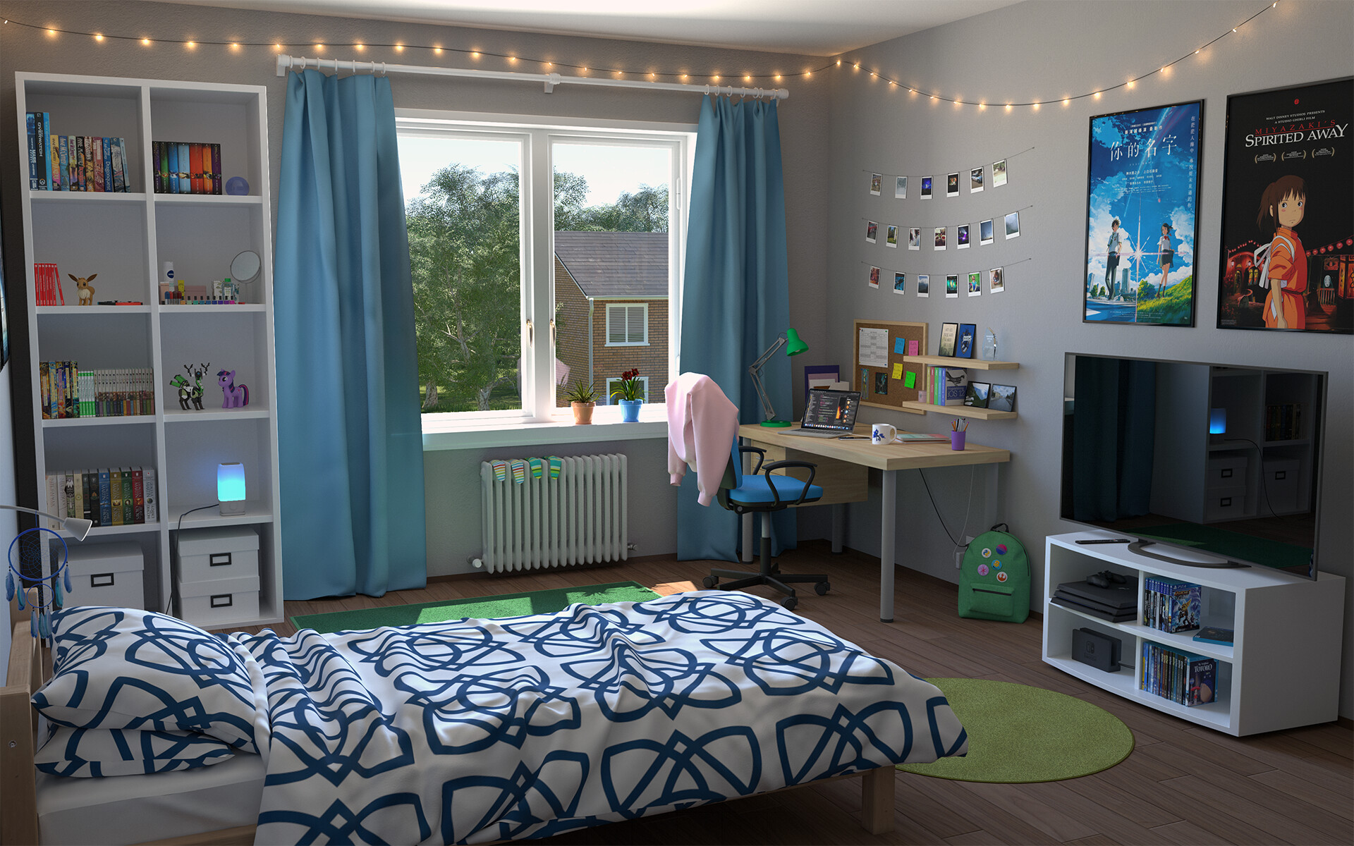 ArtStation High School Bedroom