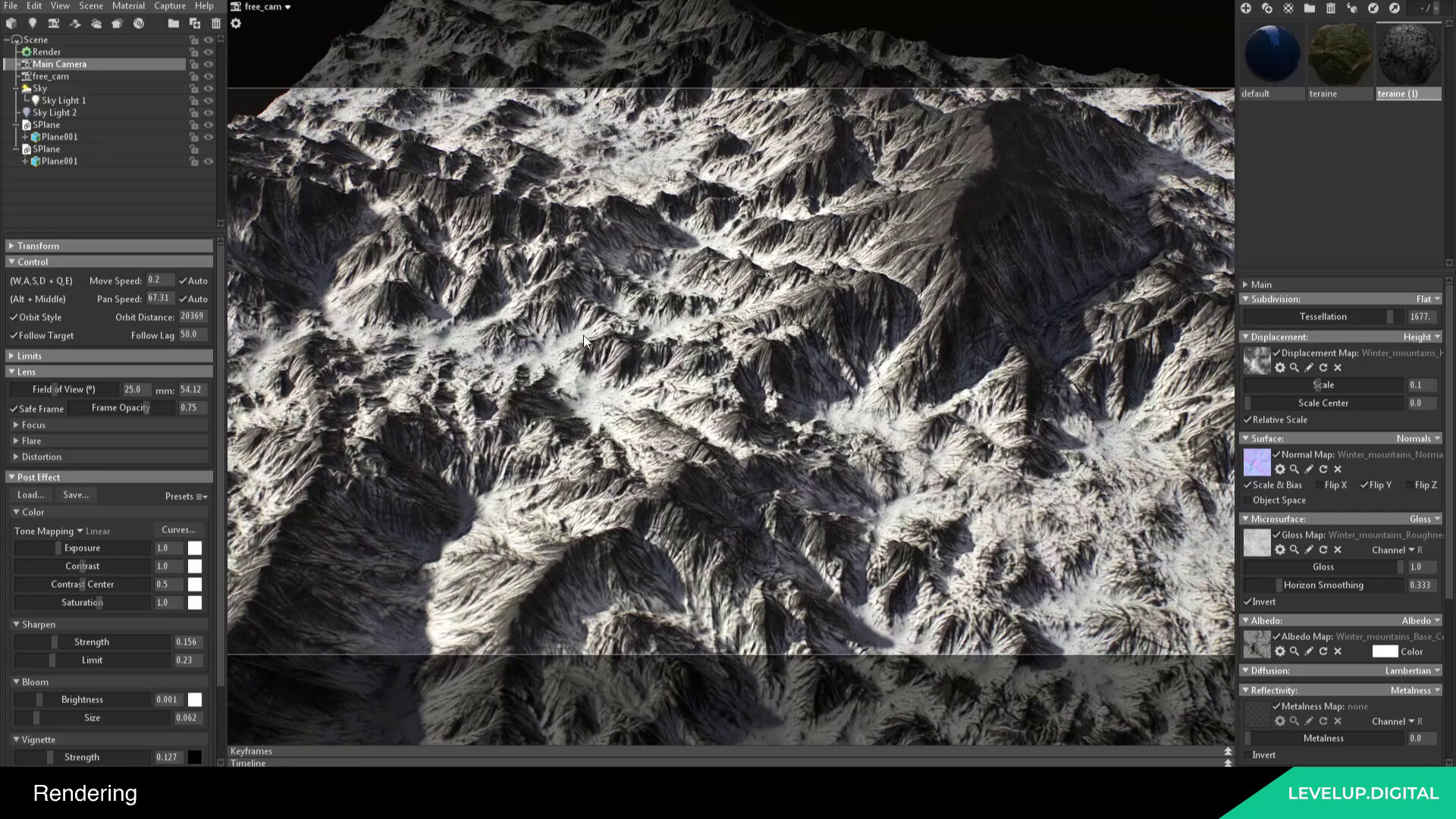 Levelup.Digital - Terrain Erosion in Substance Designer | Bohdan Bilous