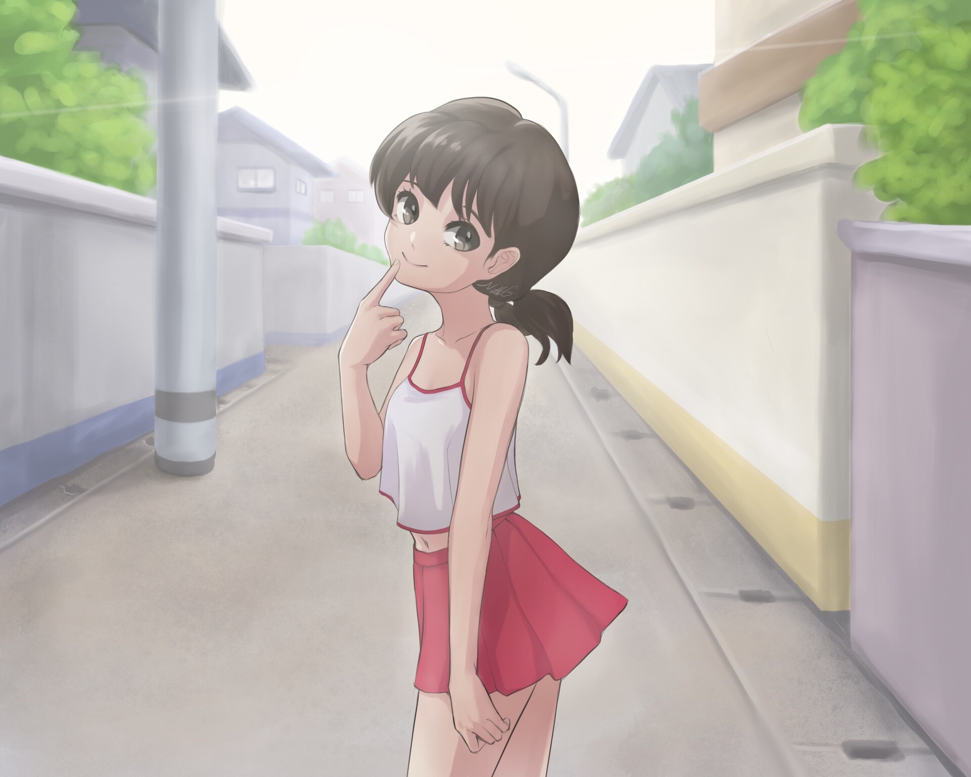 Artstation Minamoto Shizuka Chan Nattapong Yotkhruea