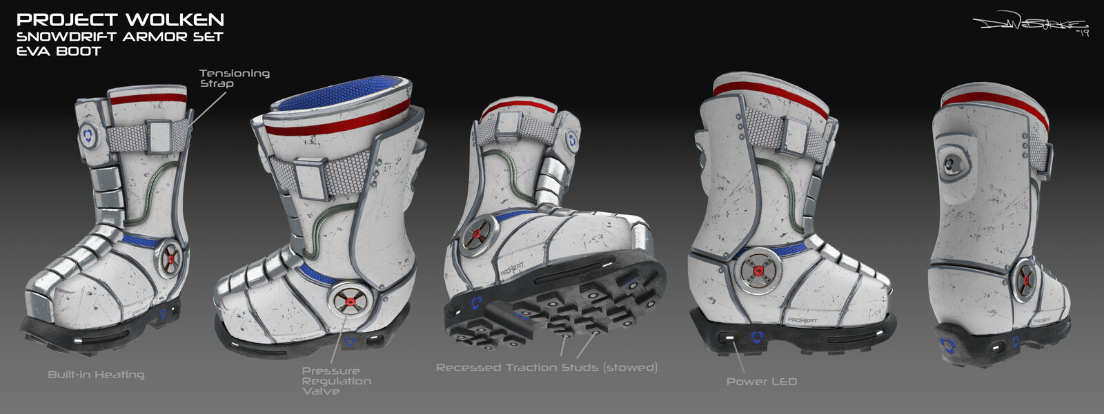 Snowdrift Armored EVA Boot