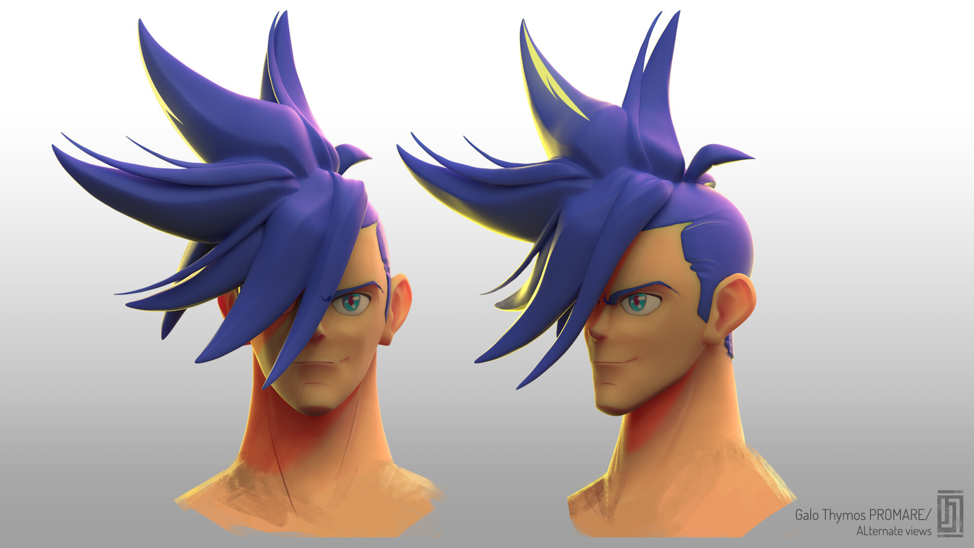 Isaac M G Galo Thymos Bust Sculpt