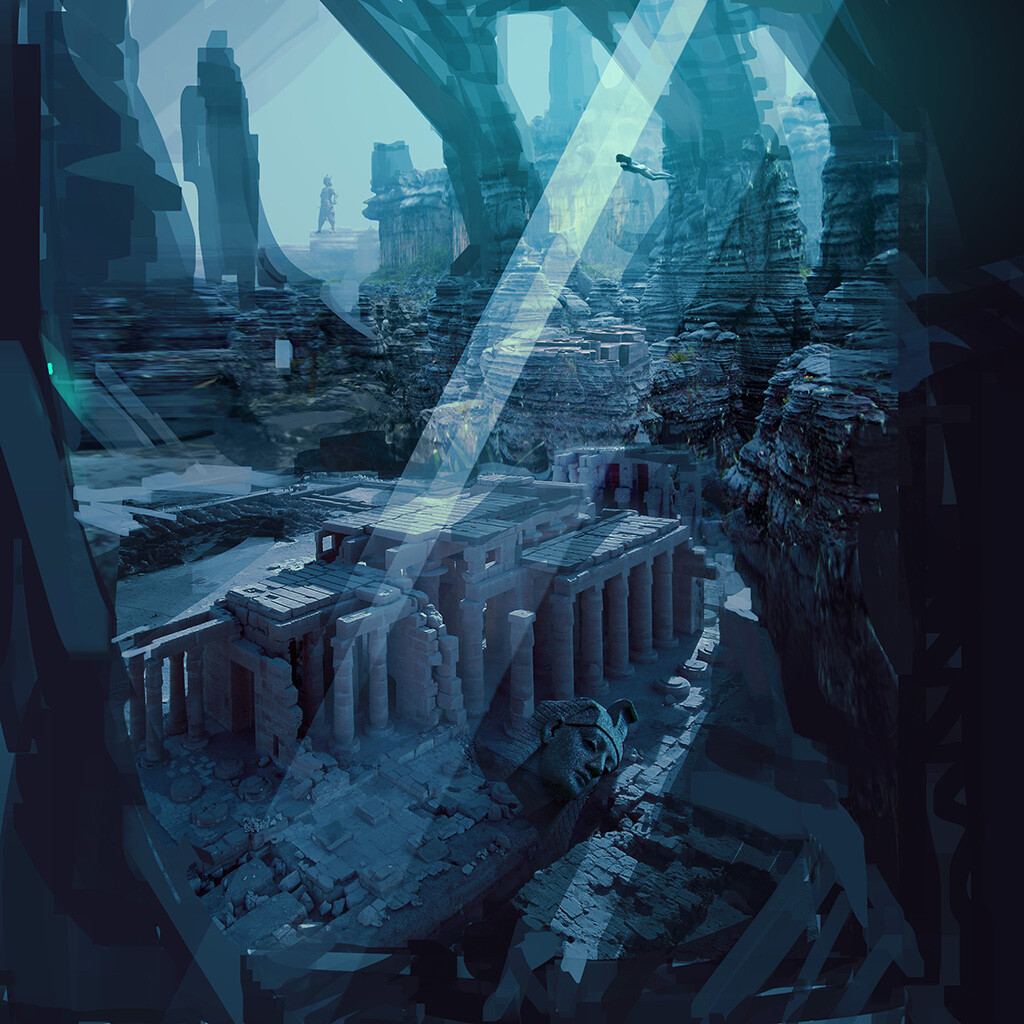 Underwater ruins #1