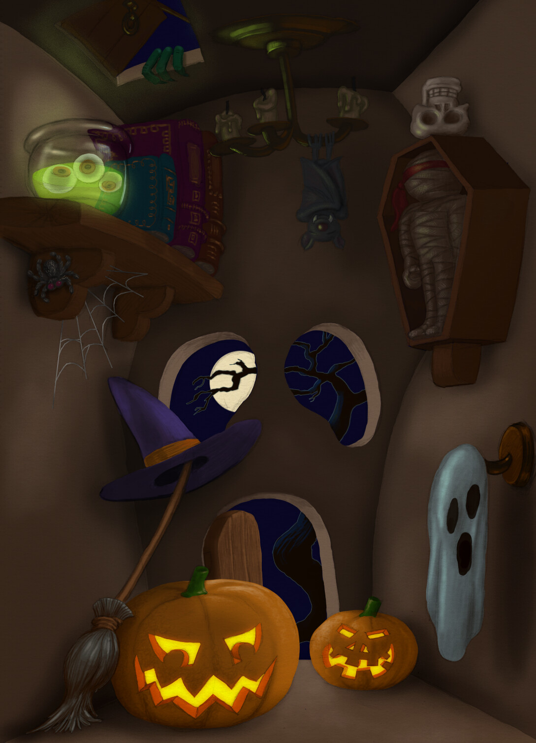 Halloween Dojo Background