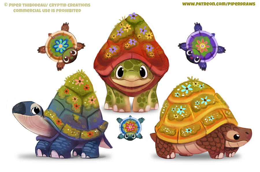 ArtStation 2583. Tortoises Designs