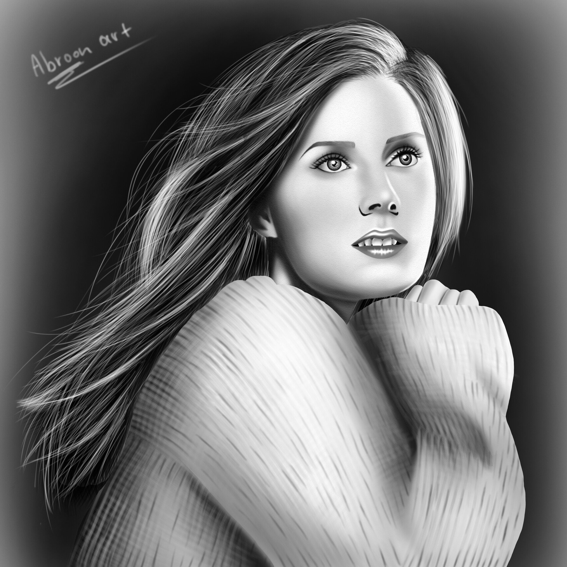 amy adams wallpaper black and white