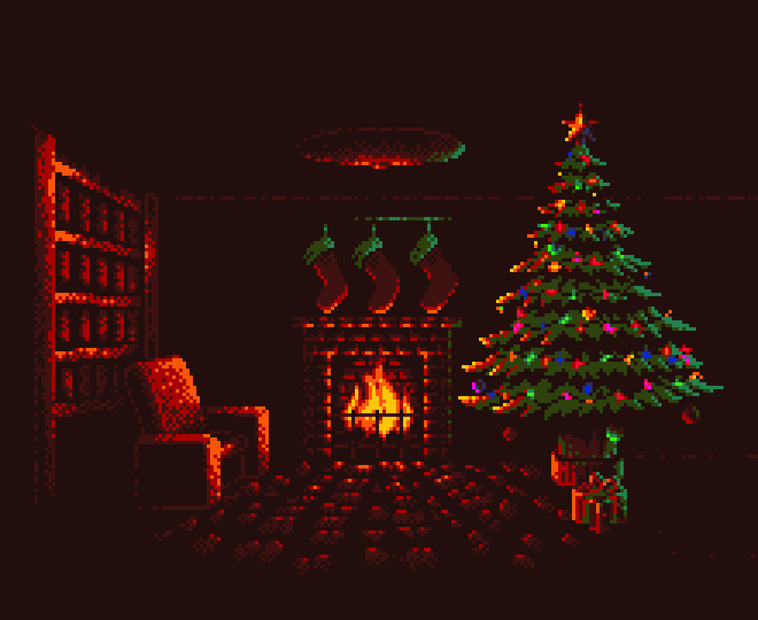 Christmas pixel art