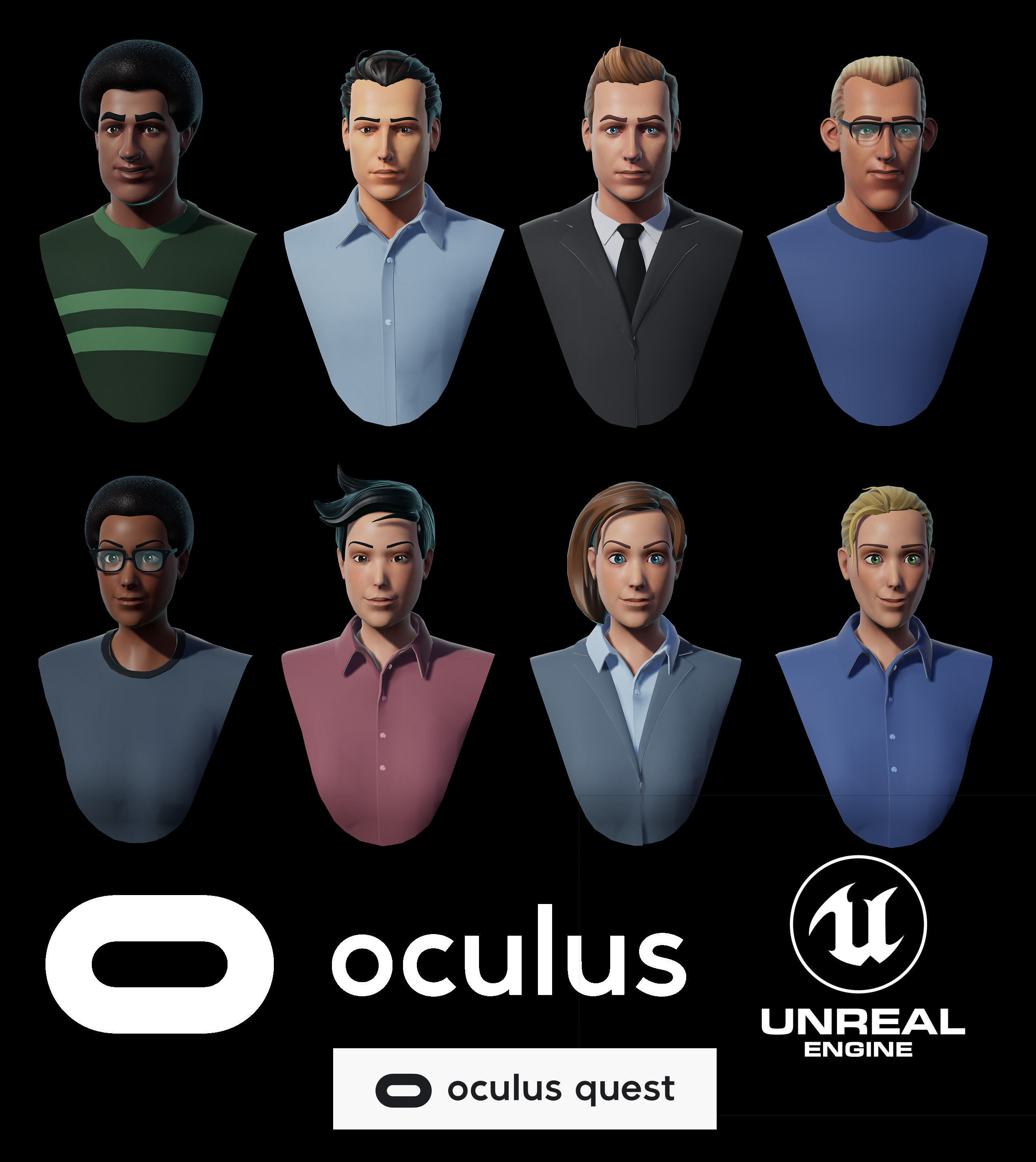 Avatars for Oculus Rift and Quest
