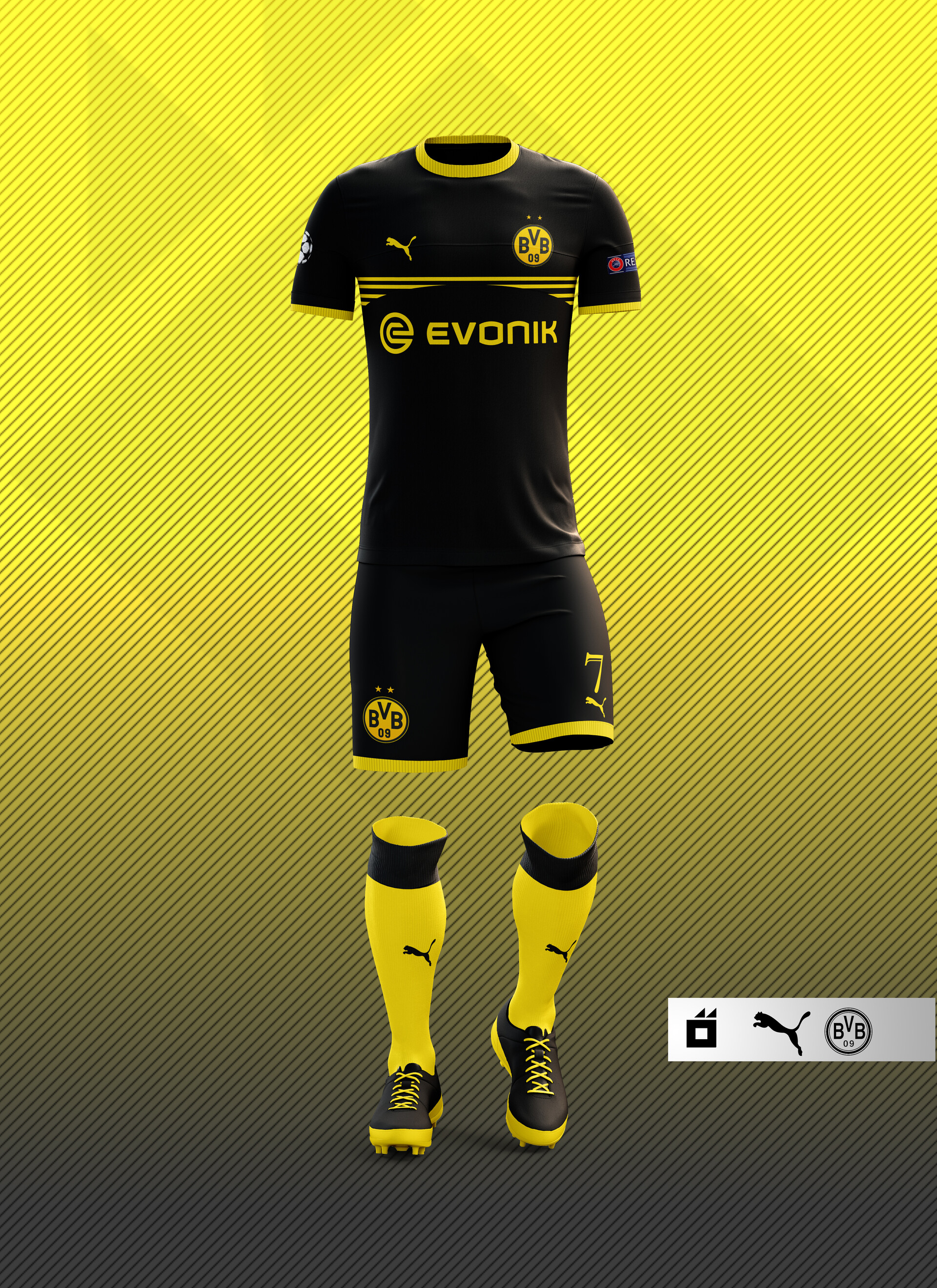Soccer shop concept jerseys