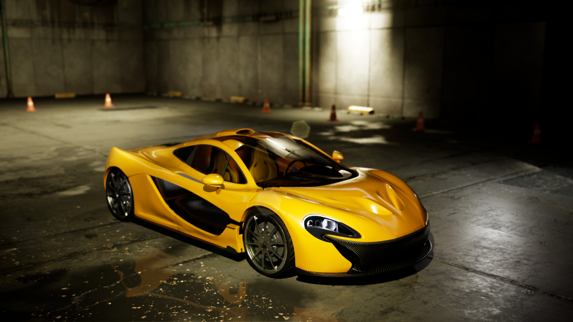 Artstation Mclaren P1 Unreal Engine 4 Guillaume Perret