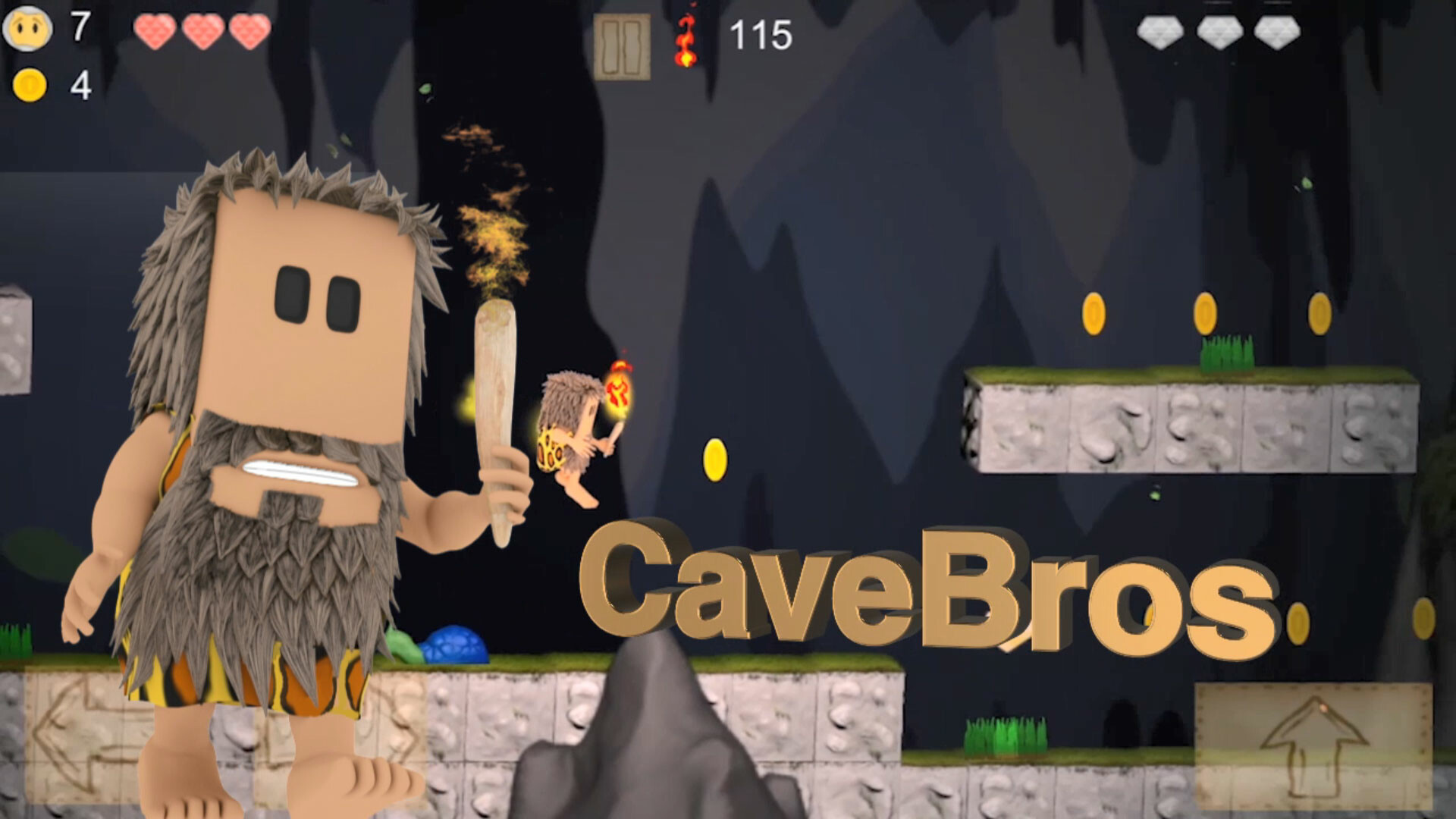 sheikh alkaf cavebros game art android game
