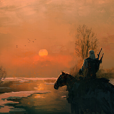 Joseph feely geralt painting