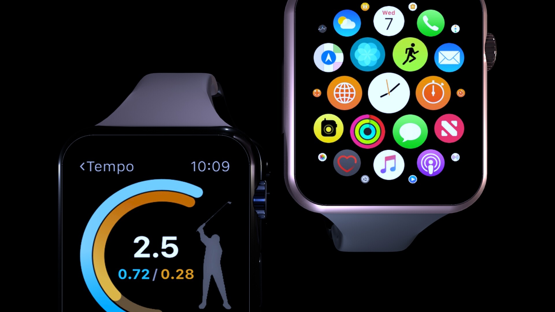 Apple watch series top 4 3d model