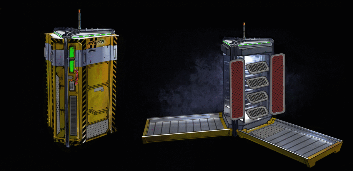 Paint over concept I did on Anton Grandert's Loot Box for Star Wars BF2