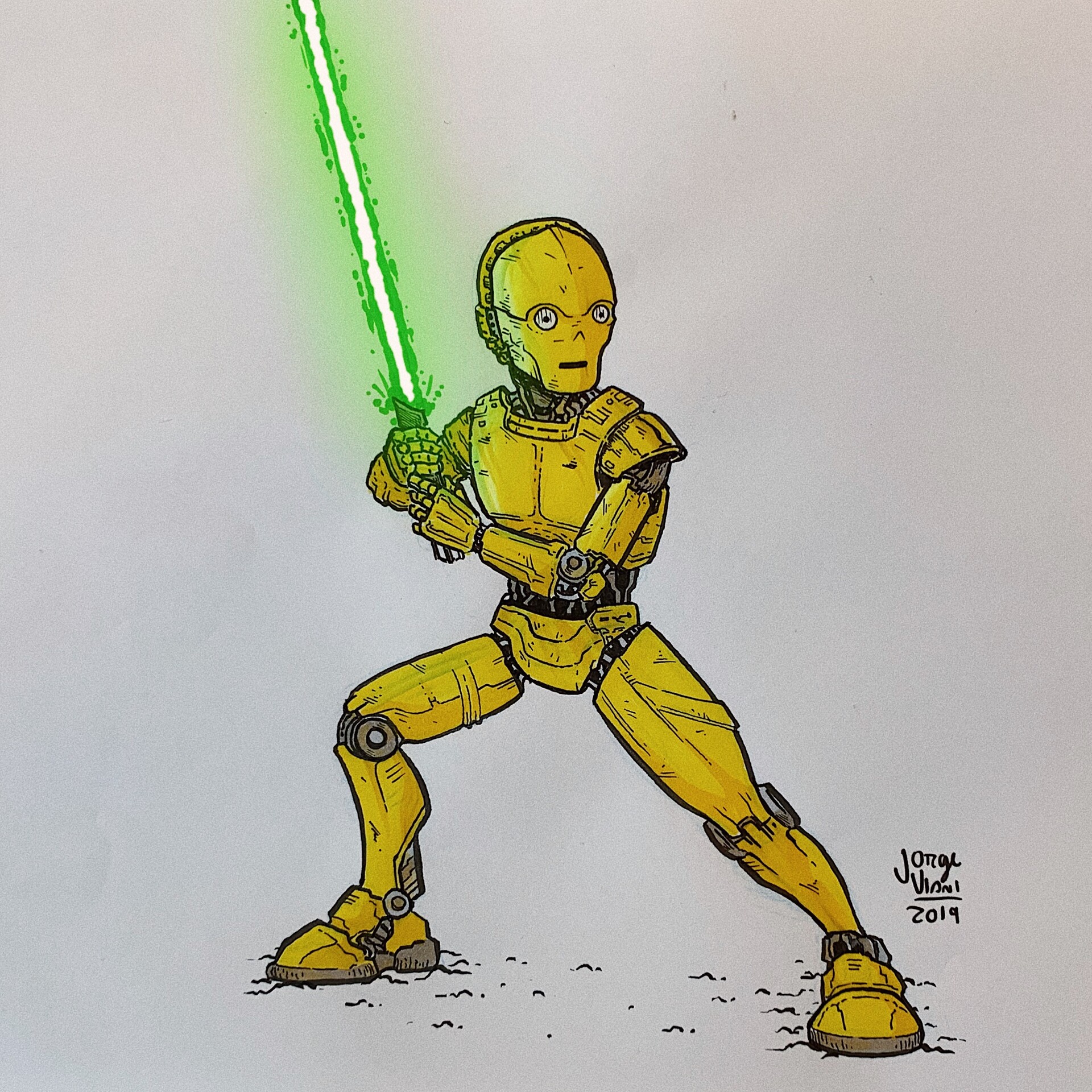 C3po lightsaber store