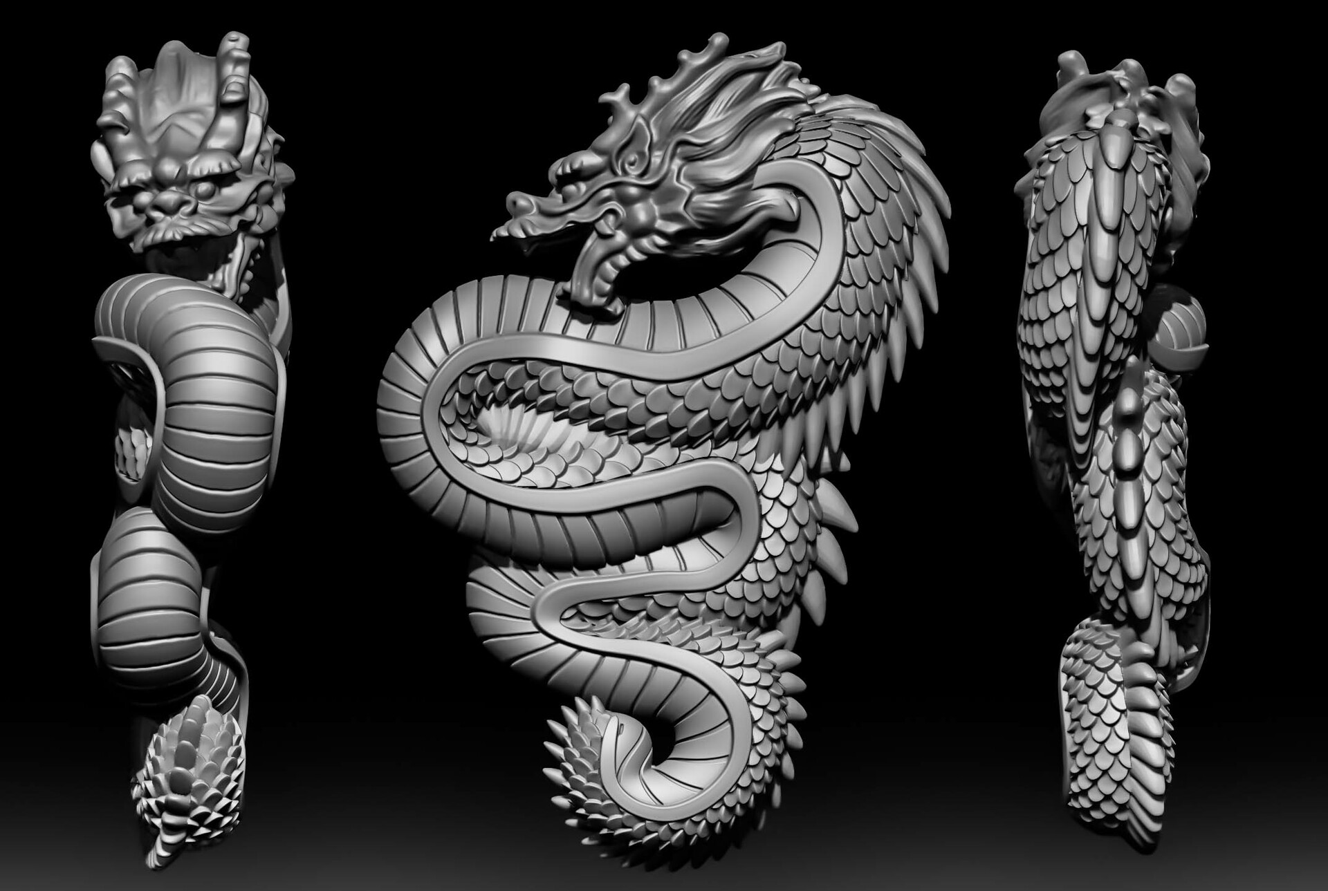 Tasos Papadopoulos - 3D Dragon model
