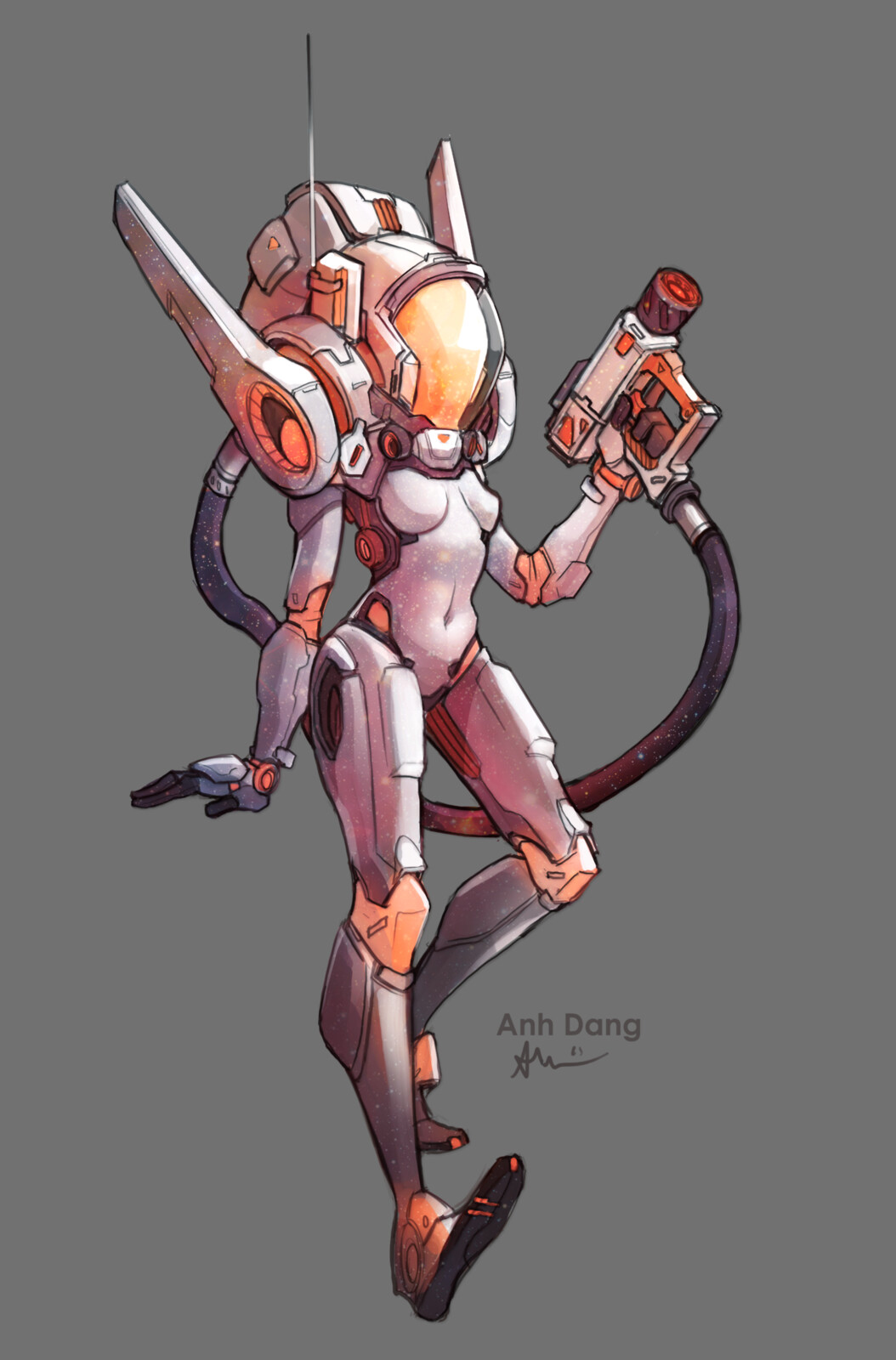 Spacesuit girl