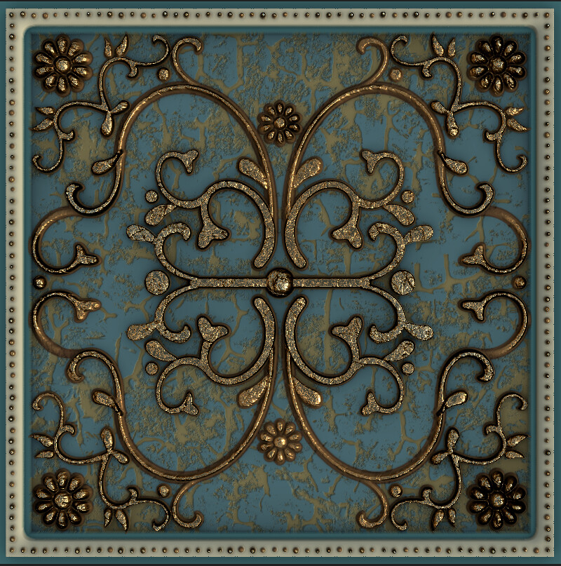 Filigree tile