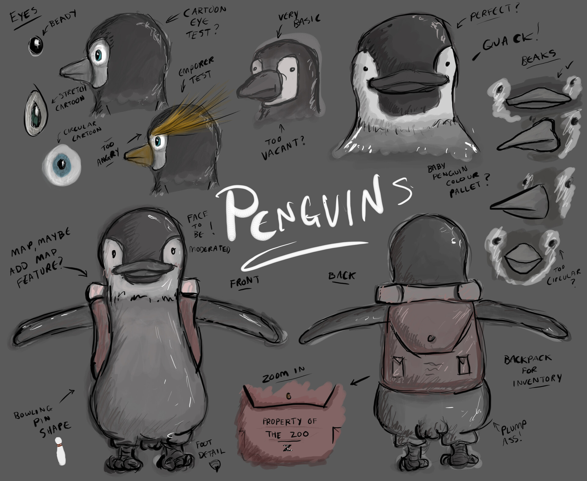 ArtStation - Adopt Me penguin: Inspired by dreamcraft. Art concept
