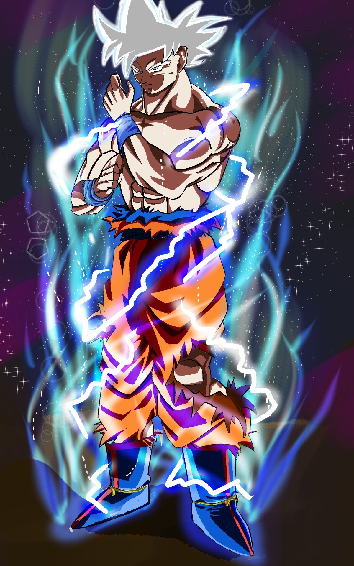 ArtStation - Goku mastered ultra instinct