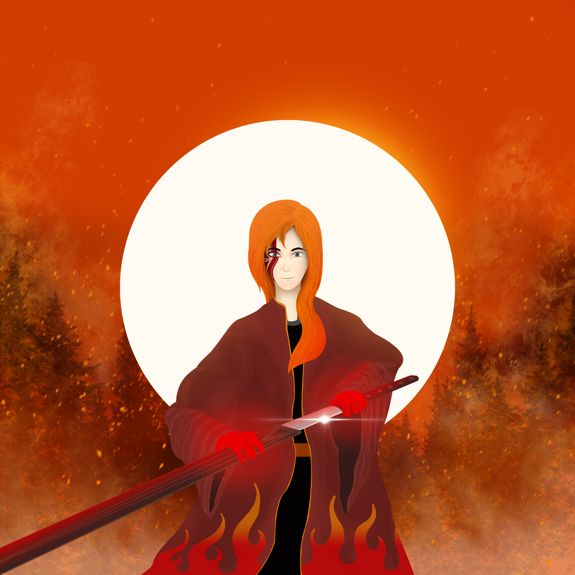 Artstation Samurai Girl