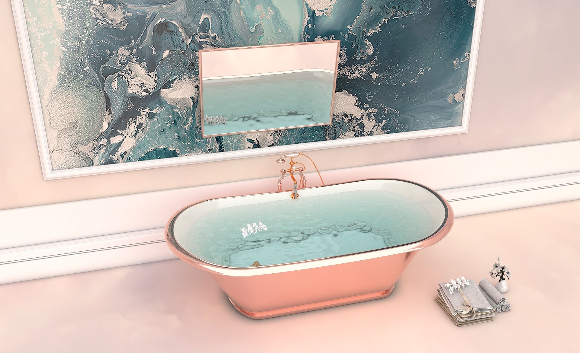 ArtStation - bath concept