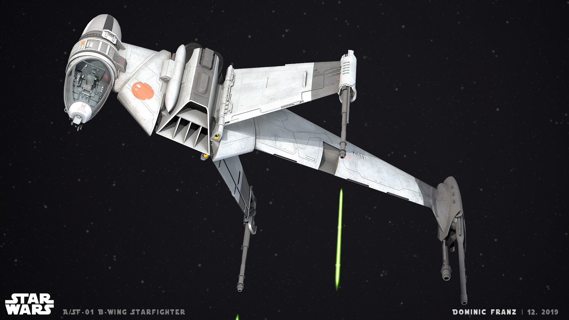 Artstation Star Wars A Sf 01 B Wing Starfighter Dominic Franz