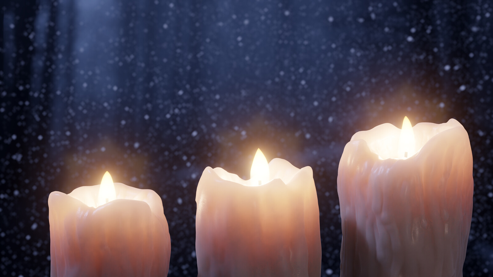 Snow Candles