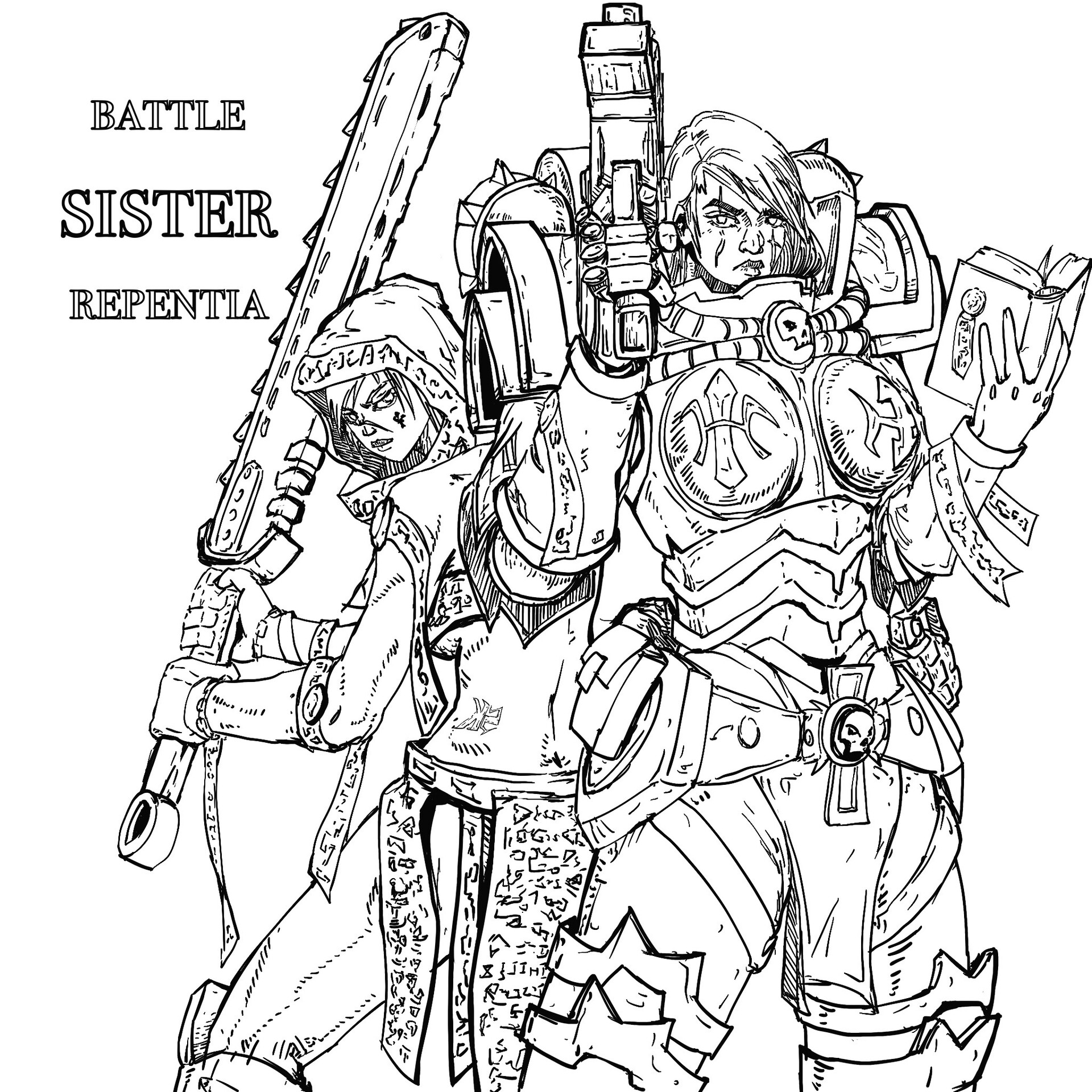 ArtStation - BATTLE SISTER