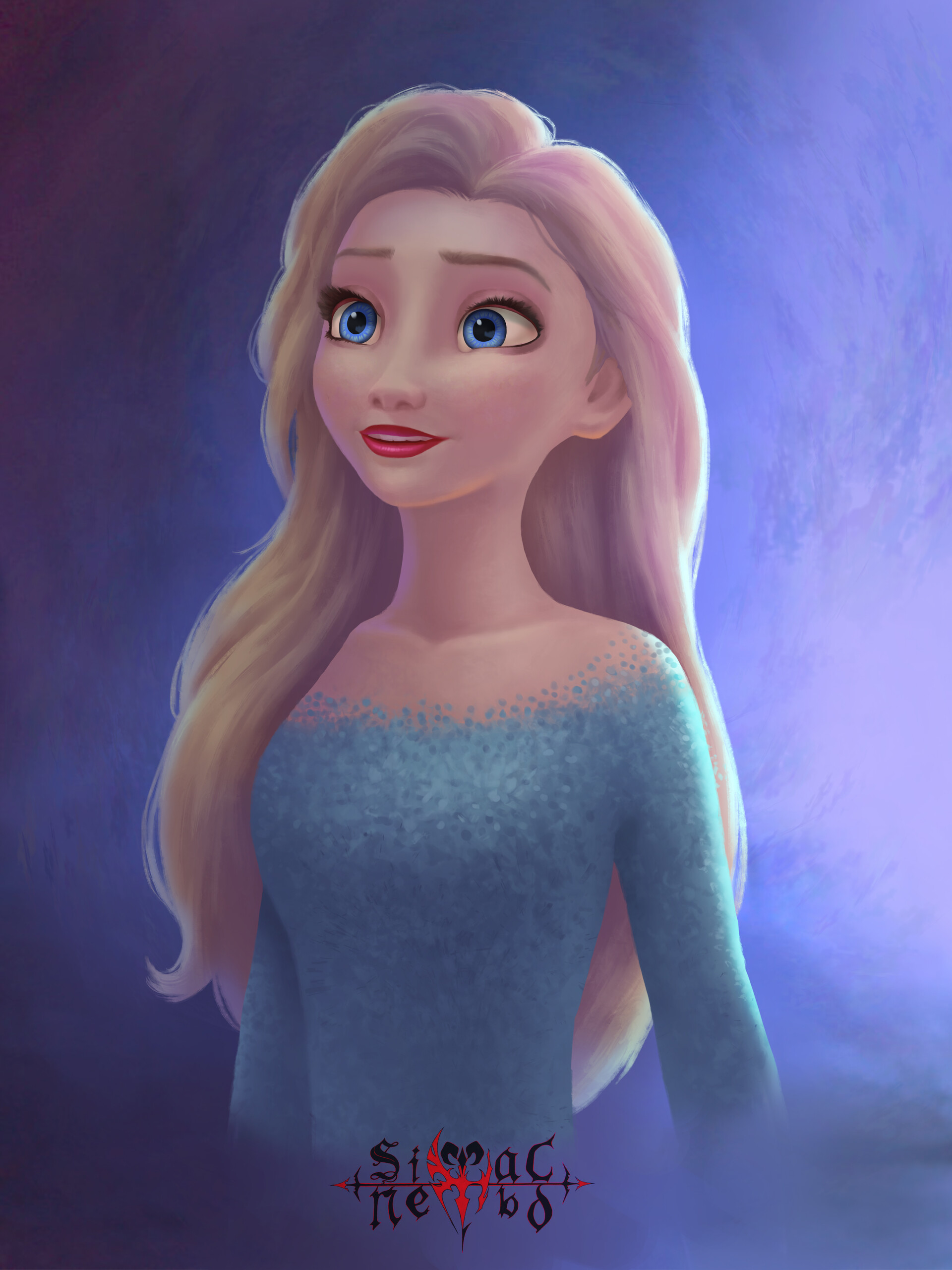 ArtStation - Elsa(Frozen)