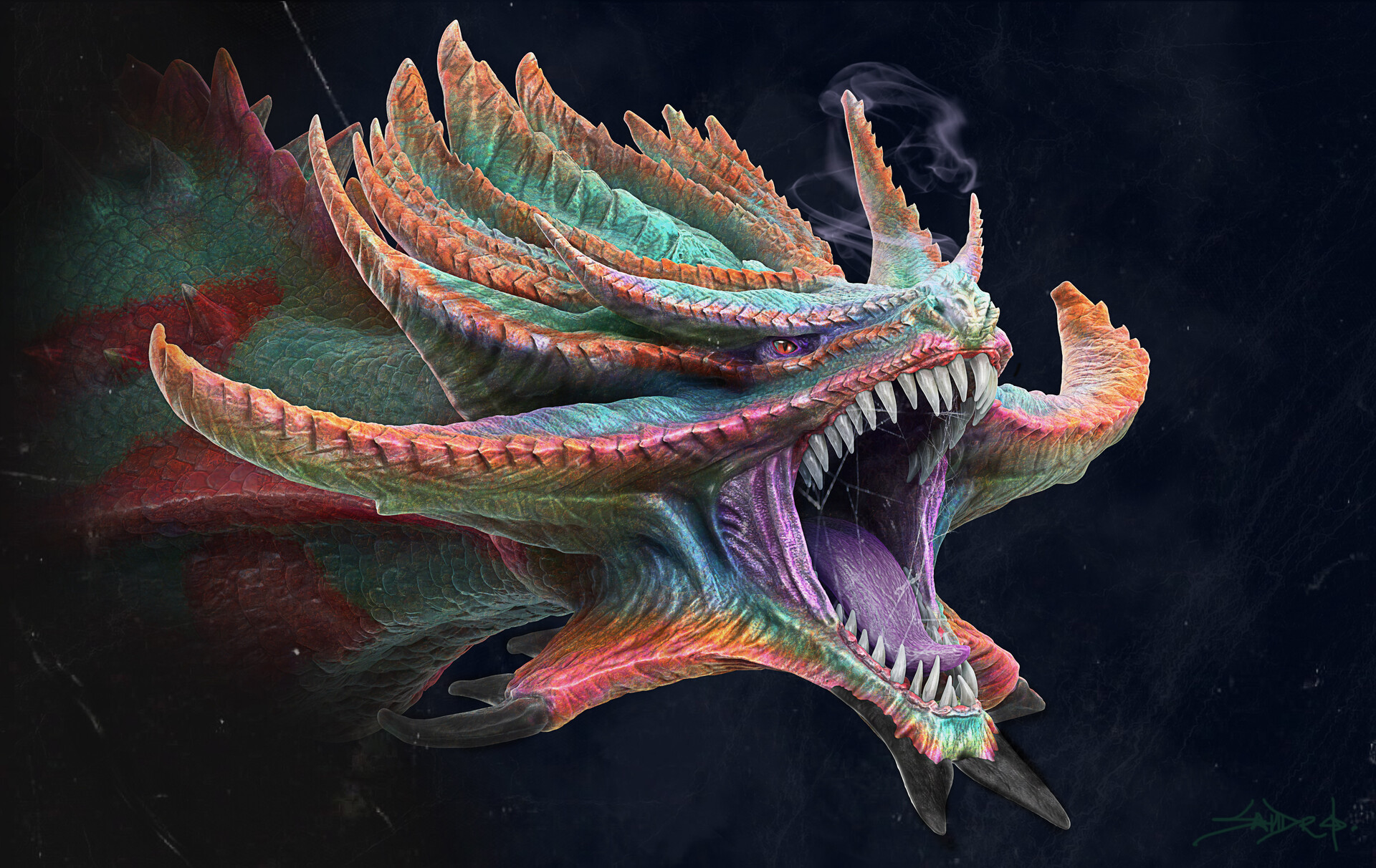 Artstation Dragon Fantasy Art