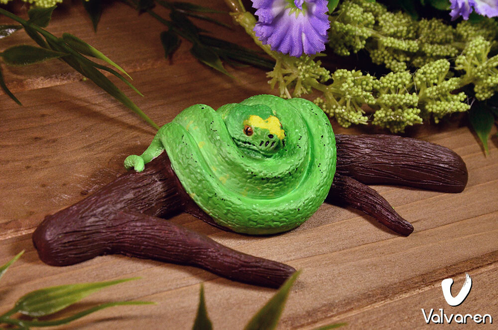 ArtStation - Green Tree Python Wall Art
