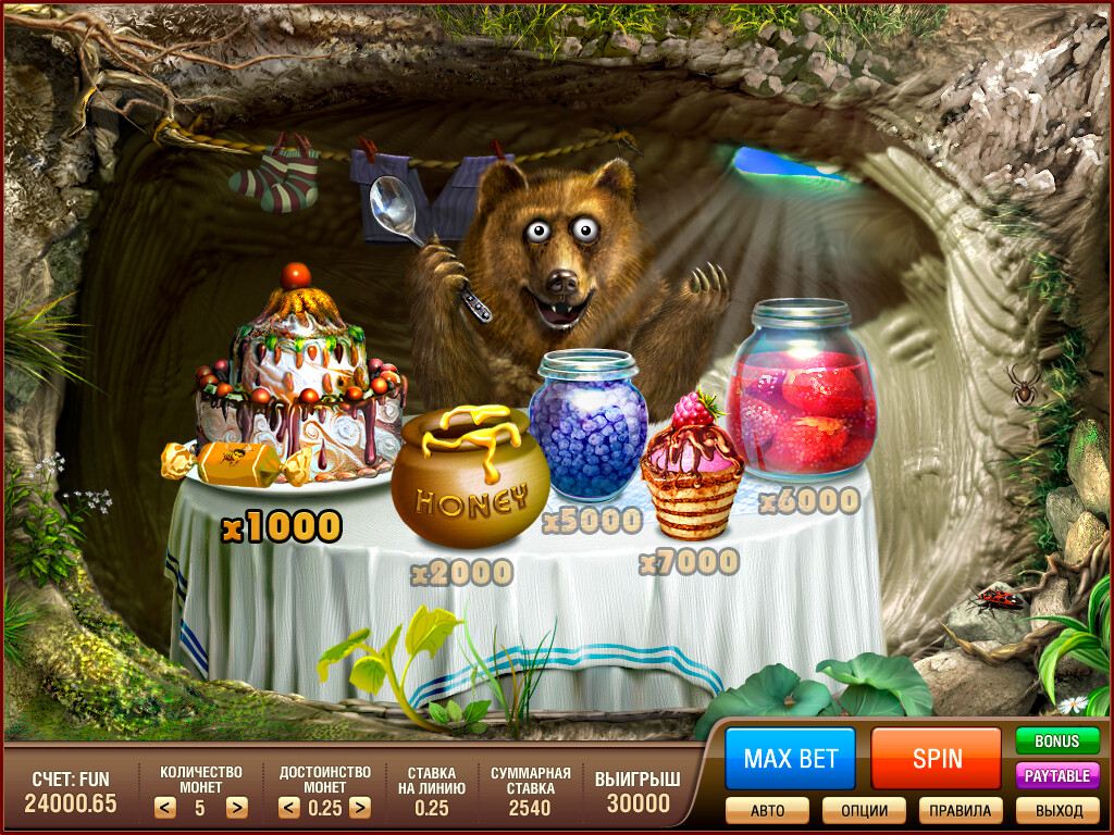 Honey Bear Slot Machine