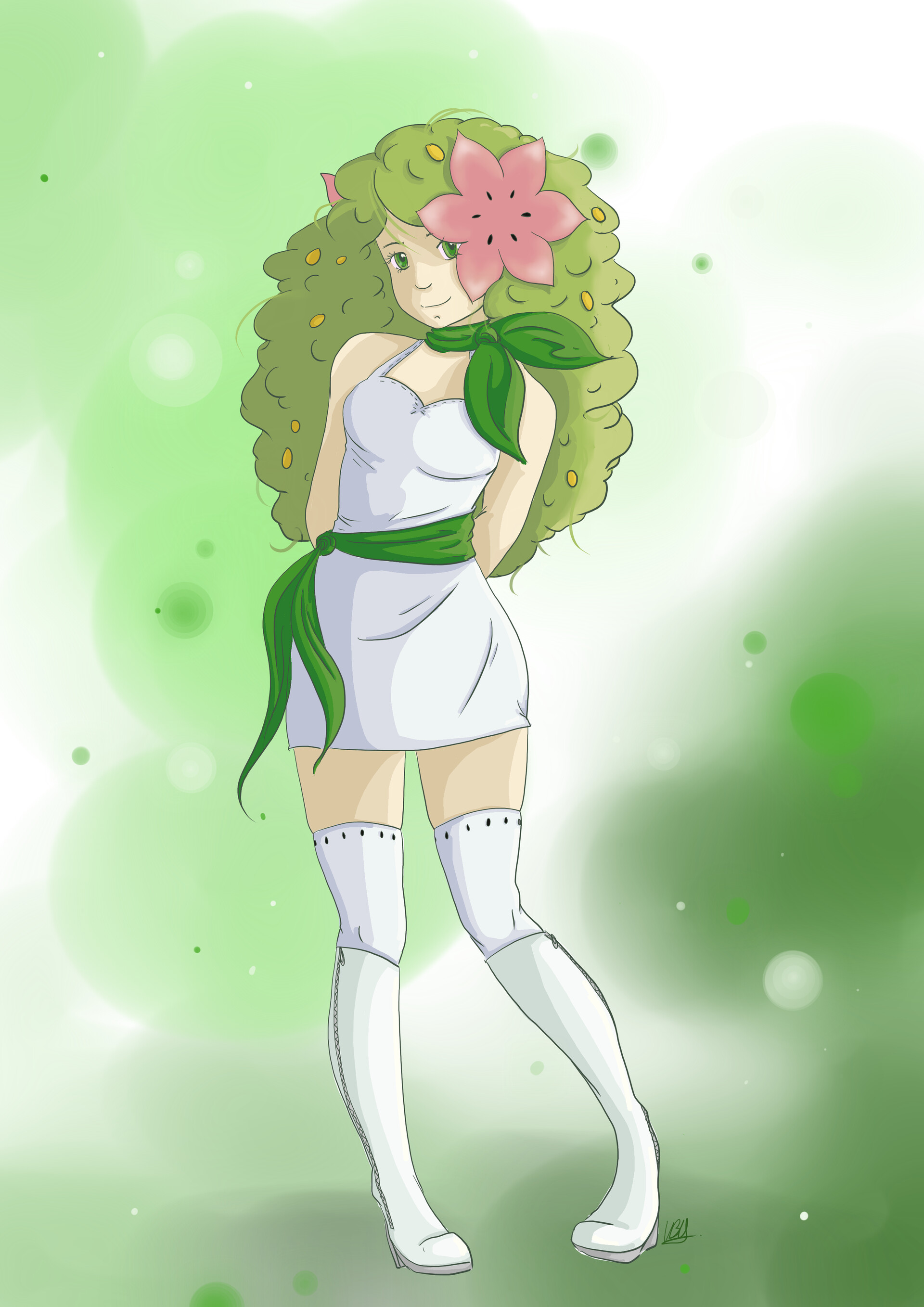 ArtStation - Shaymin - Gijinka